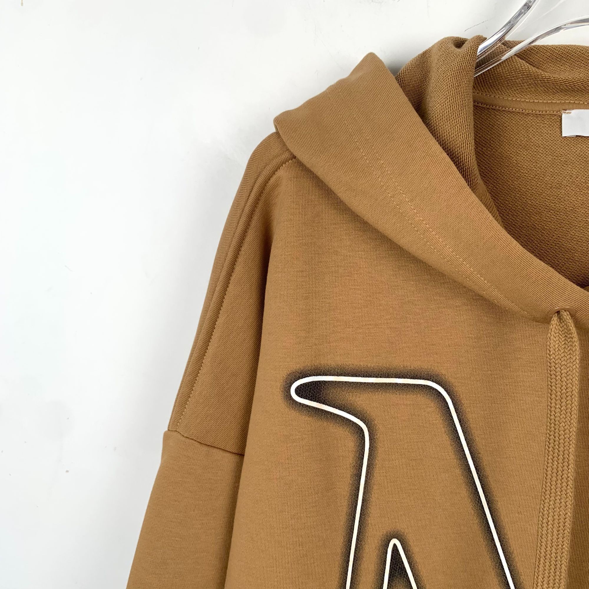 Max Mara MaxMara Leisure Brown Cotton Blend Hooded Drawstring Hoodie Size L / US 10 / IT 46 - 7 Thumbnail