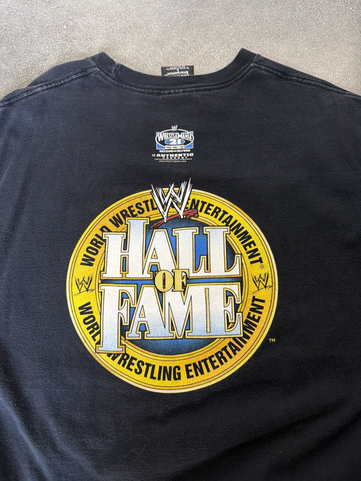WWE WWE VINTAGE HALL OF FAME 2005 TEE Size US L / EU 52-54 / 3 - 6 Thumbnail