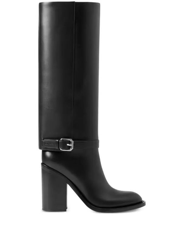 Burberry o1w1db10125 Leather Boots in Black Size US 5.5 / IT 35.5 - 1 Thumbnail