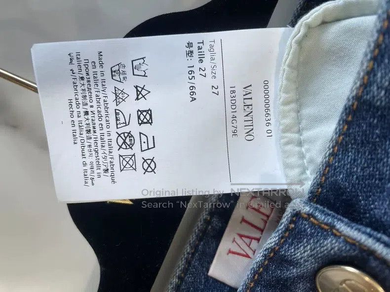 Valentino Valentino Blue washed jeans Size 27" / US 4 / IT 40 - 5 Thumbnail