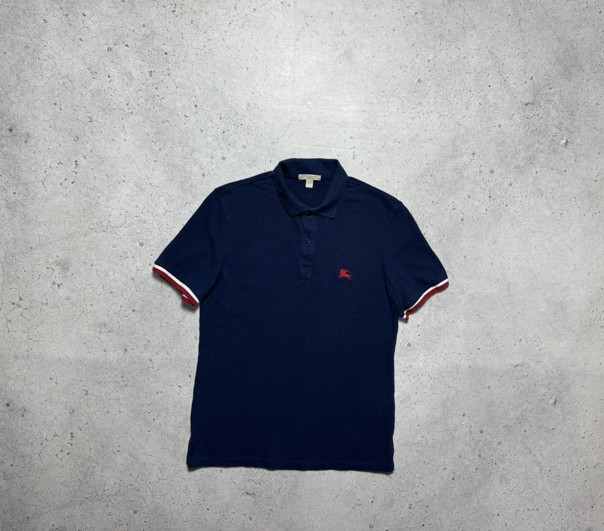 Burberry Burberry Brit Luxury Polo Shirt Size S Blue Casual Size US S / EU 44-46 / 1 - 1 Thumbnail