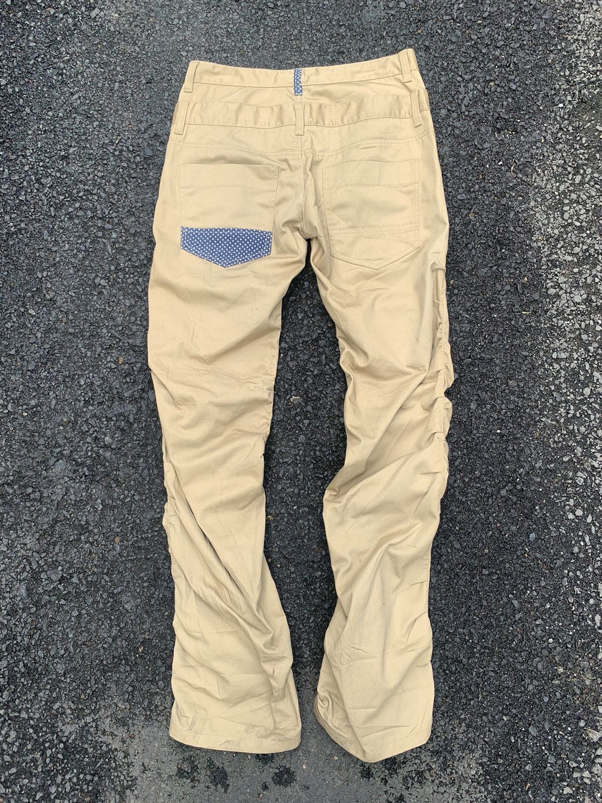 Japanese Brand Stacked pants double waist japanese brand polkadot tana Size US 32 / EU 48 - 4 Thumbnail