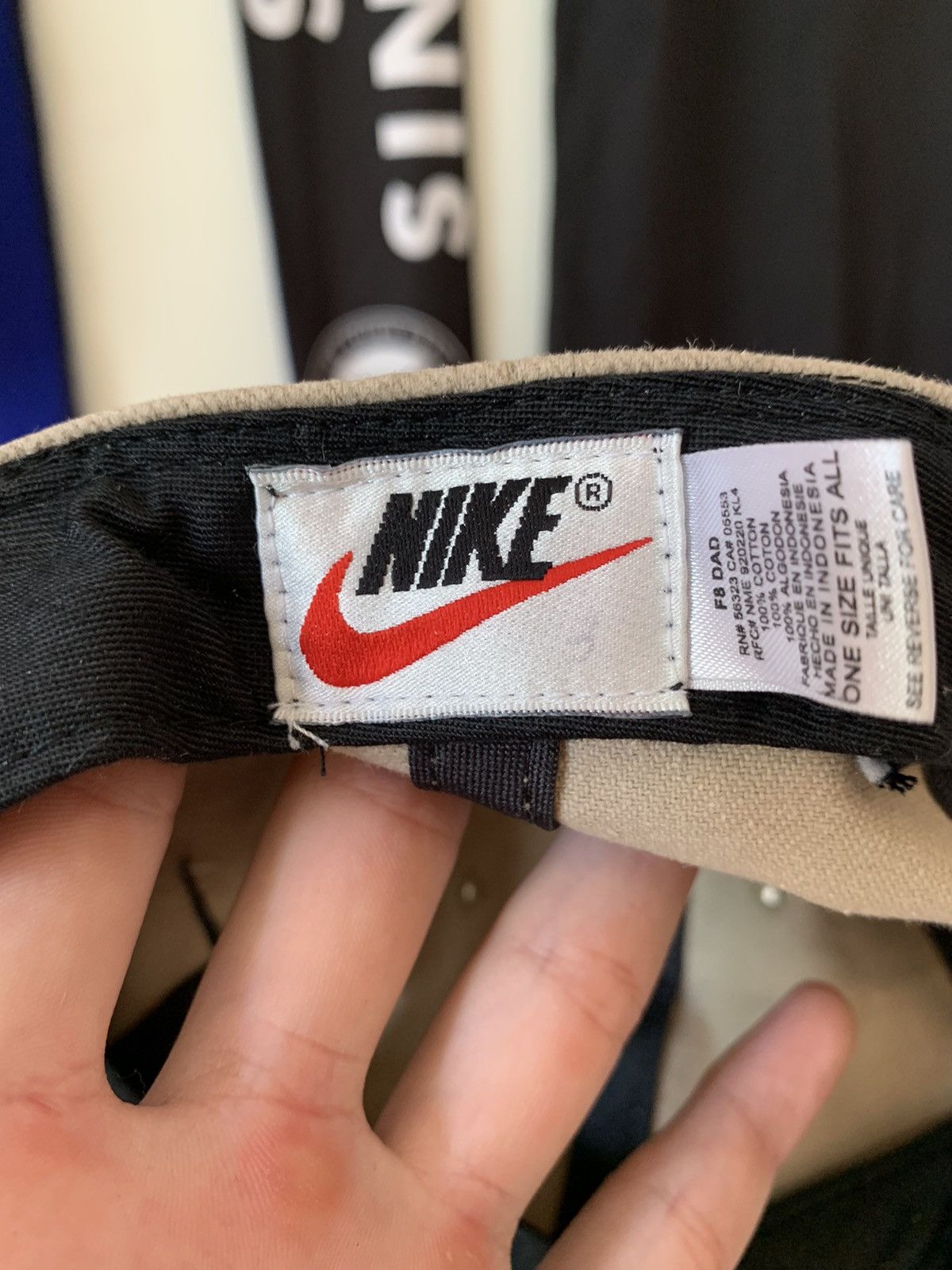 Nike × Vintage Nike vintage cap Size ONE SIZE - 4 Thumbnail