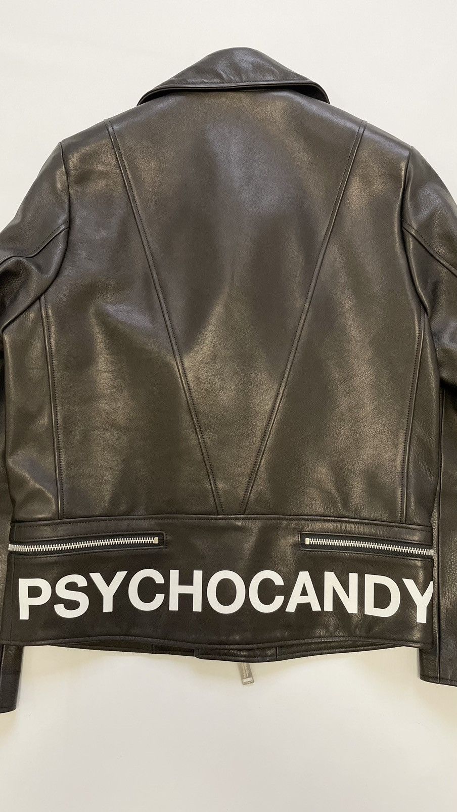 Undercover JAMC ‘Psycho Candy’ Print Leather Biker Jacket Size US S / EU 44-46 / 1 - 21 Thumbnail