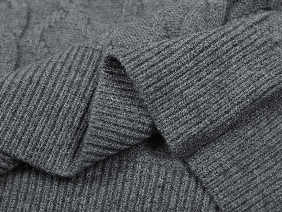 Japanese Brand × Vintage High Street Twisted Jacquard Weave Pullover Knitted Size US L / EU 52-54 / 3 - 6 Thumbnail