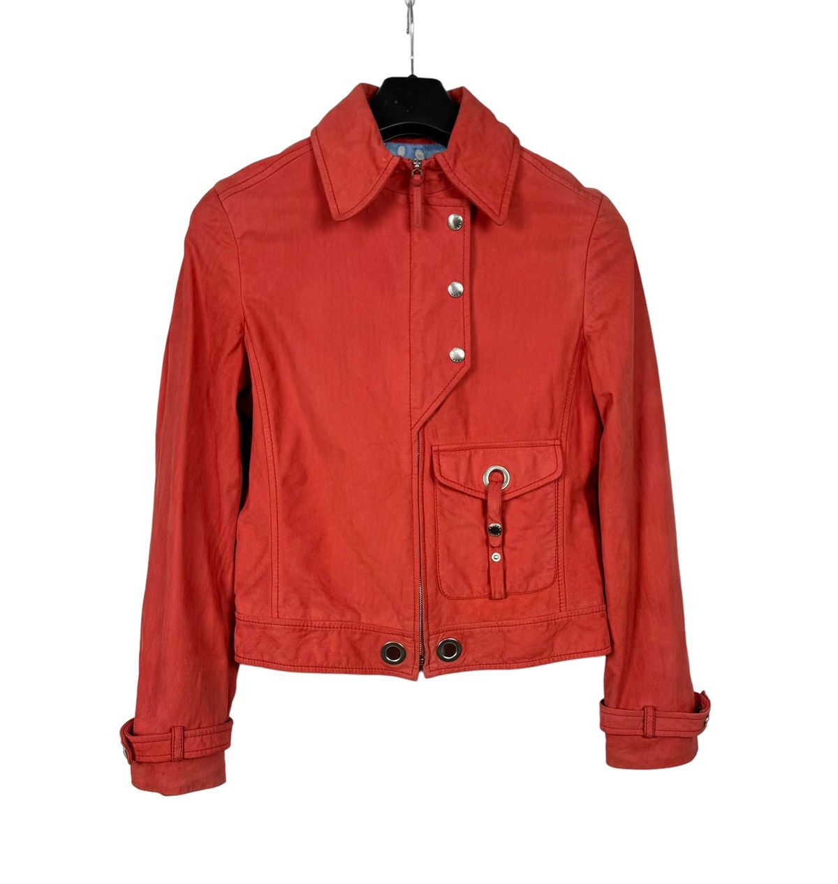 Escada Sport Escada Sport Genuine Calf Leather Nubuck Jacket size 34 Size XS / US 0-2 / IT 36-38 - 13 Thumbnail