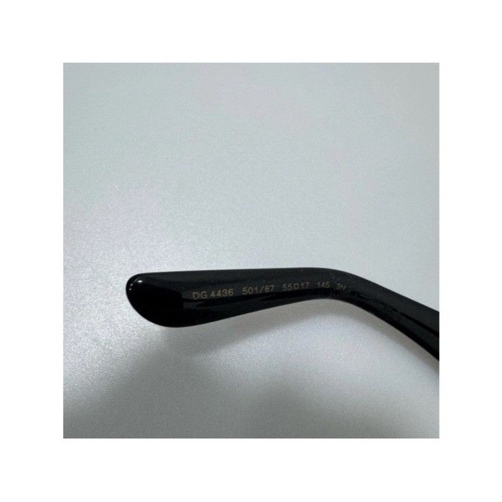 Dolce & Gabbana Dolce & Gabbana Rectangular Frame TintedSunglasses Black Gol Size ONE SIZE - 6 Thumbnail