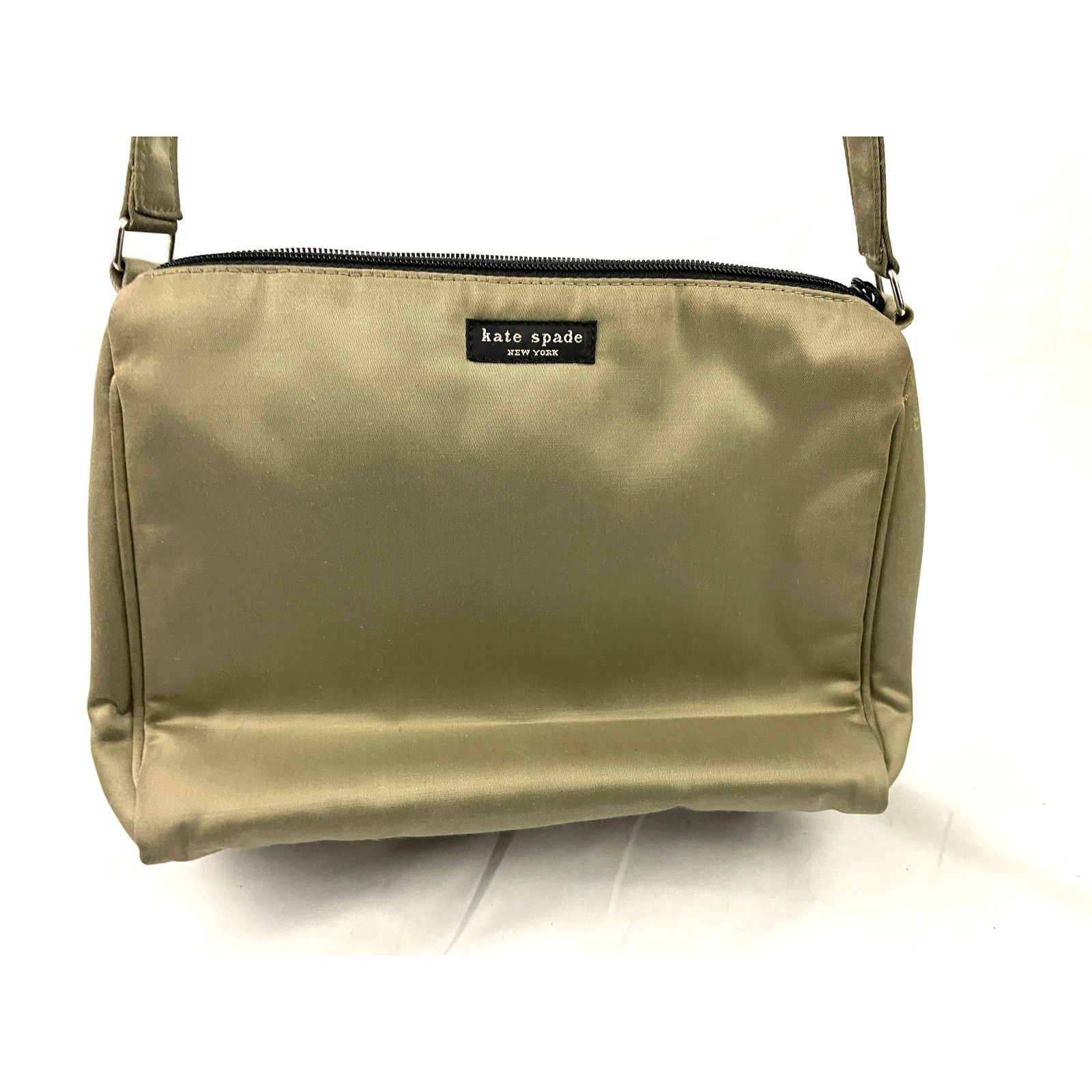 Kate Spade VTG Kate Spade New York Golden Satin Fabric Baguette Purse Size ONE SIZE - 7 Thumbnail