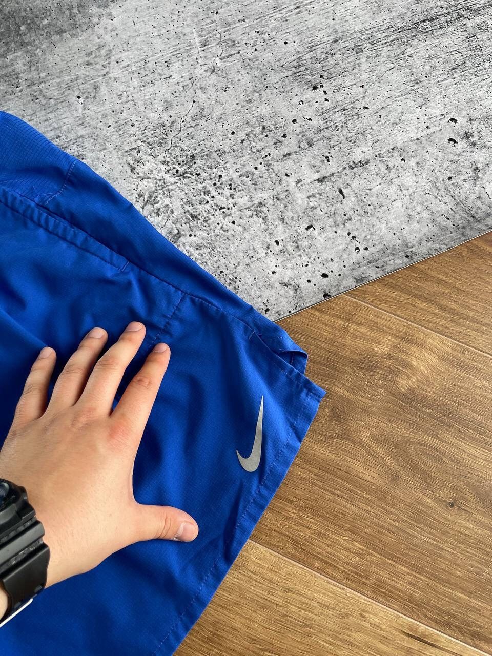 Nike Vintage Nike Running 90s Y2K Style Drill Blue Dri-Fit Shorts Size US 36 / EU 52 - 4 Thumbnail