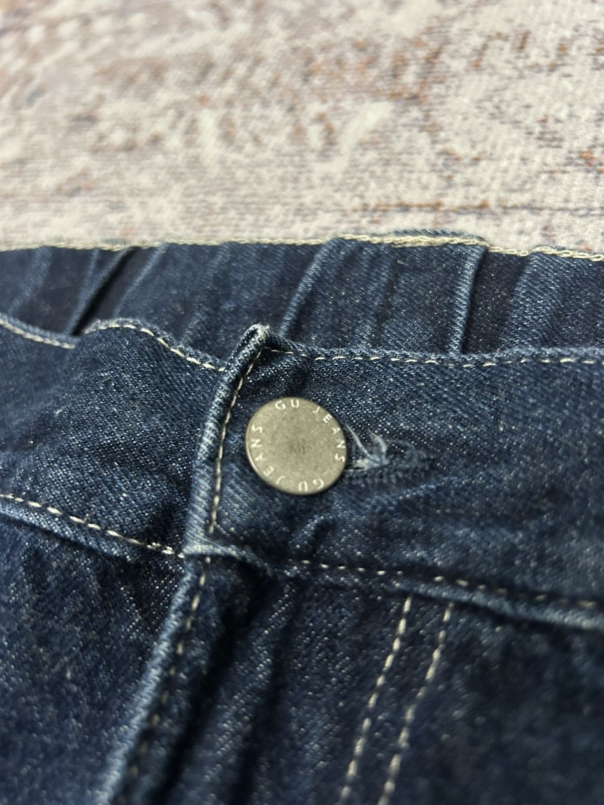GU × Japanese Brand × Yohji Yamamoto Gu japan Wide Leg Baggy Jeans Yohji style Size US 30 / EU 46 - 10 Thumbnail