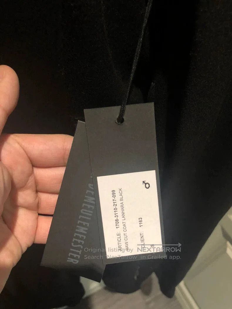 Ann Demeulemeester Ann Demeulemeester Raw Cut Coat. Size US S / EU 44-46 / 1 - 5 Thumbnail