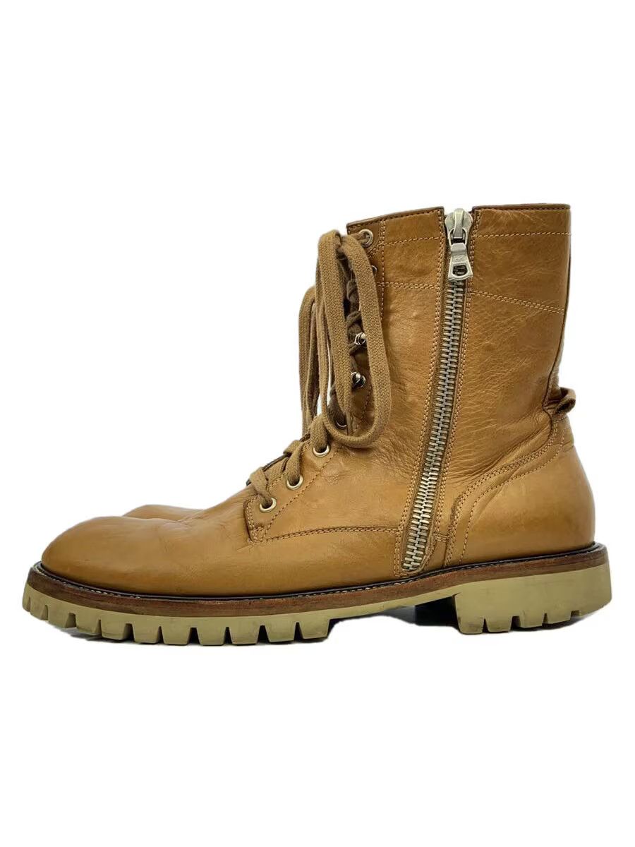 Dries Van Noten Leather Side Zip Combat Boots Size US 10 / IT 40 - 1 Thumbnail