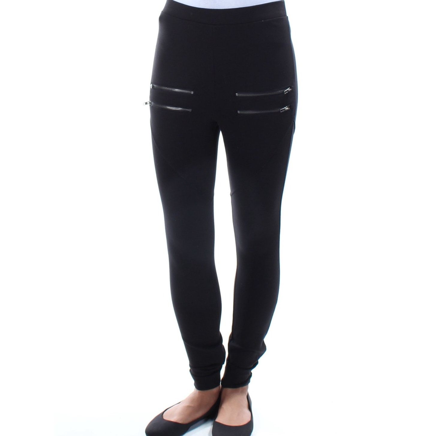 Other NWT Chelsea Sky Moto Leggings Pants XS Pull-On Zip Detail Size 26" / US 2 / IT 38 - 2 Thumbnail