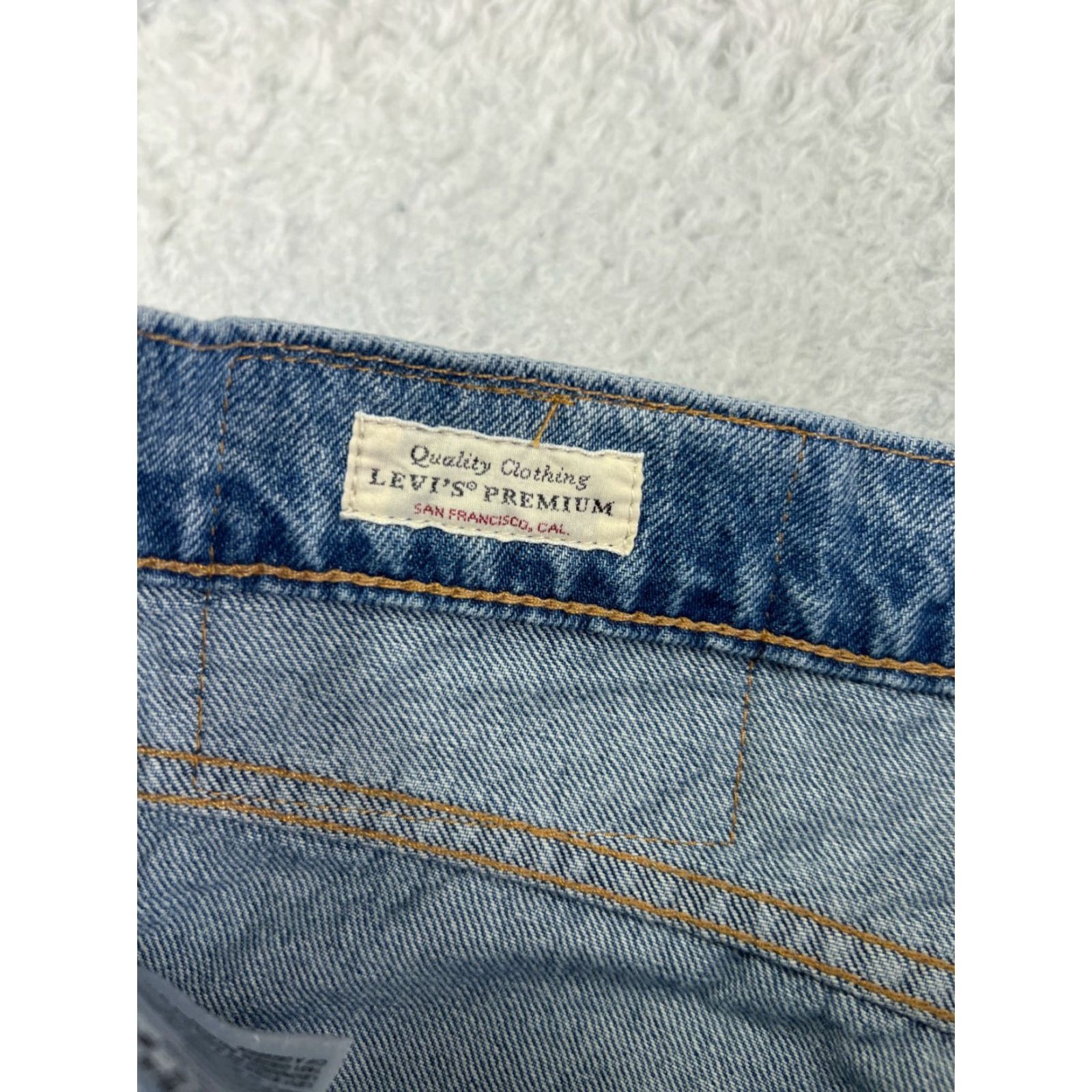 Levi's Levi's Jeans Men 30 Blue Denim Distressed 5-Pocket Slim Regular Size 30x28 Cotton Blue Jeans Size US 30 / EU 46 - 3 Thumbnail