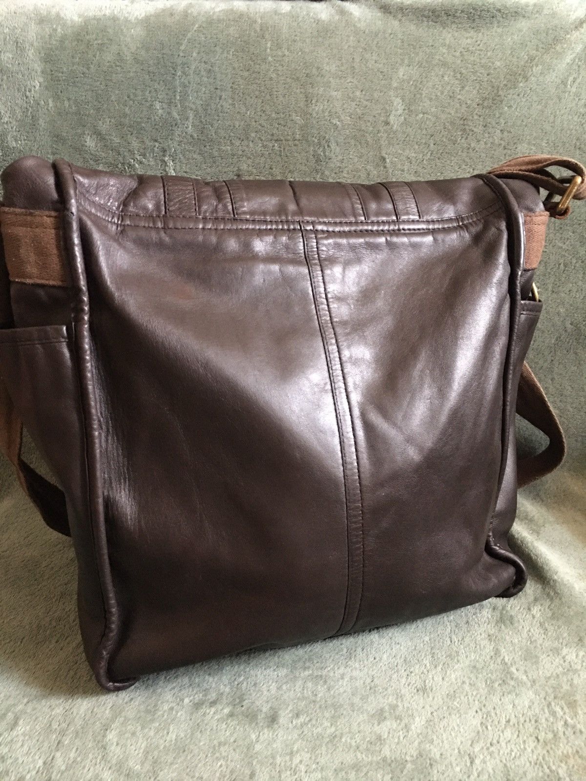 Dolce & Gabbana Dolce & Gabbana Leather Brown DG Logo Messenger Bag Size ONE SIZE - 5 Thumbnail