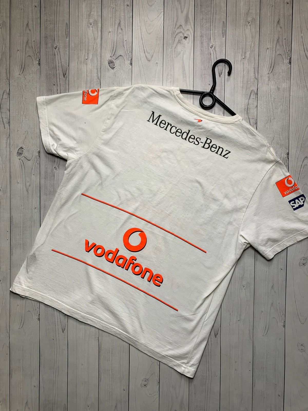 Ferrari × Vintage Vintage Racing Mercedes Benz tee size L big logoL Size US L / EU 52-54 / 3 - 2 Thumbnail