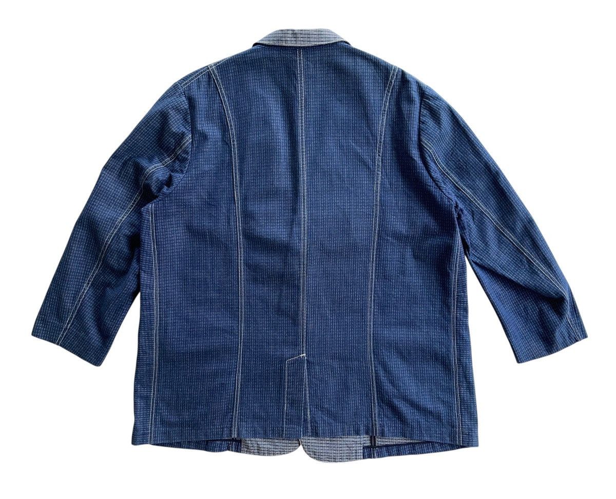 Japanese Brand MuuSan63 Japan Indigo Worker Chore Jacket Size US XL / EU 56 / 4 - 3 Thumbnail