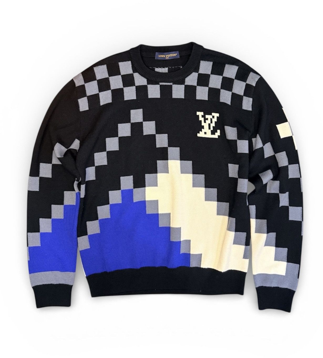 Louis Vuitton Louis Vuitton Fair Isle Macro Sweater Size M ($2645 Retail) Size US M / EU 48-50 / 2 - 1 Thumbnail