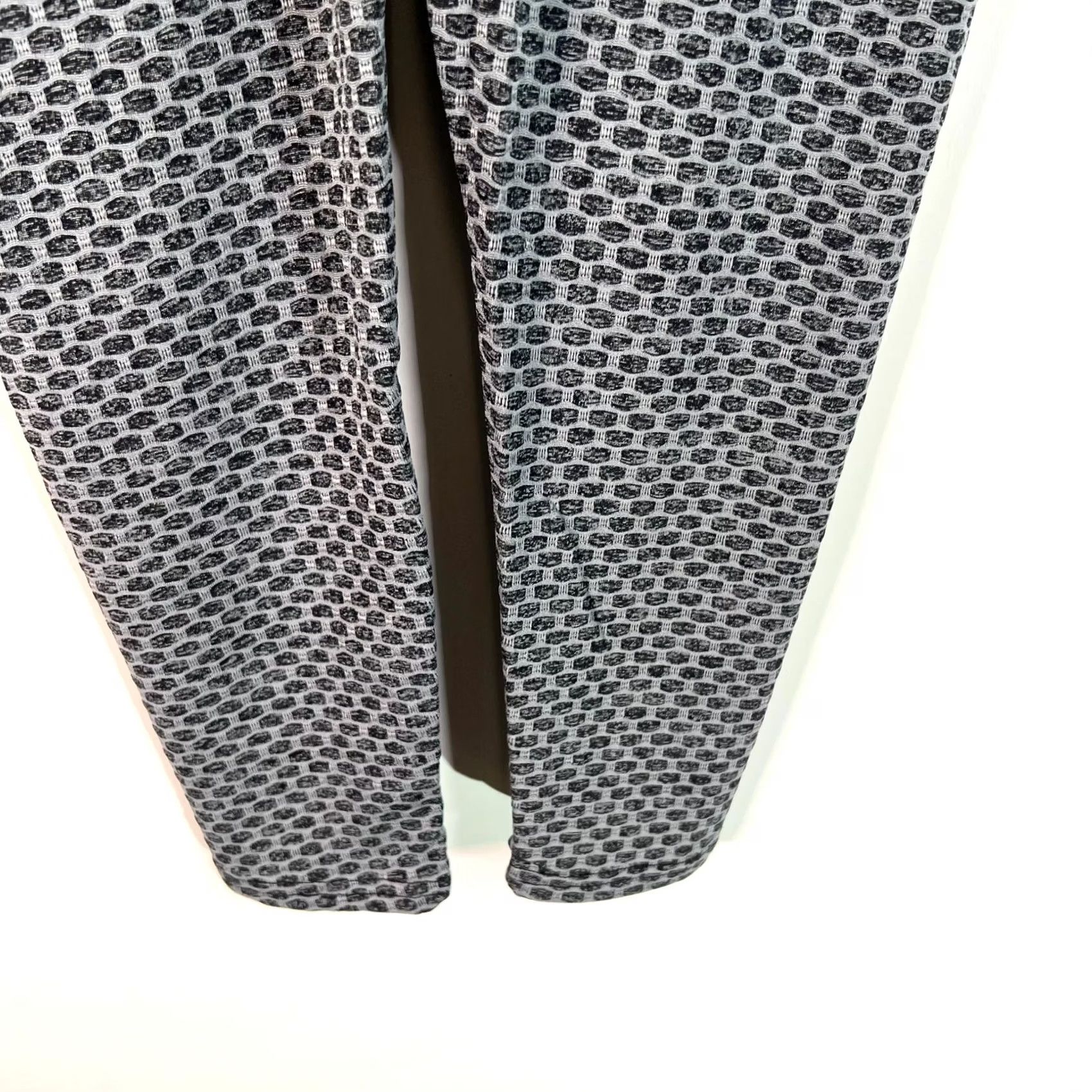 Vintage Women Leggings SZ S Anti-Cellulite High Waist Push Up Yoga Pants Gray Butt Lift Size 28" / US 6 / IT 42 - 3 Thumbnail