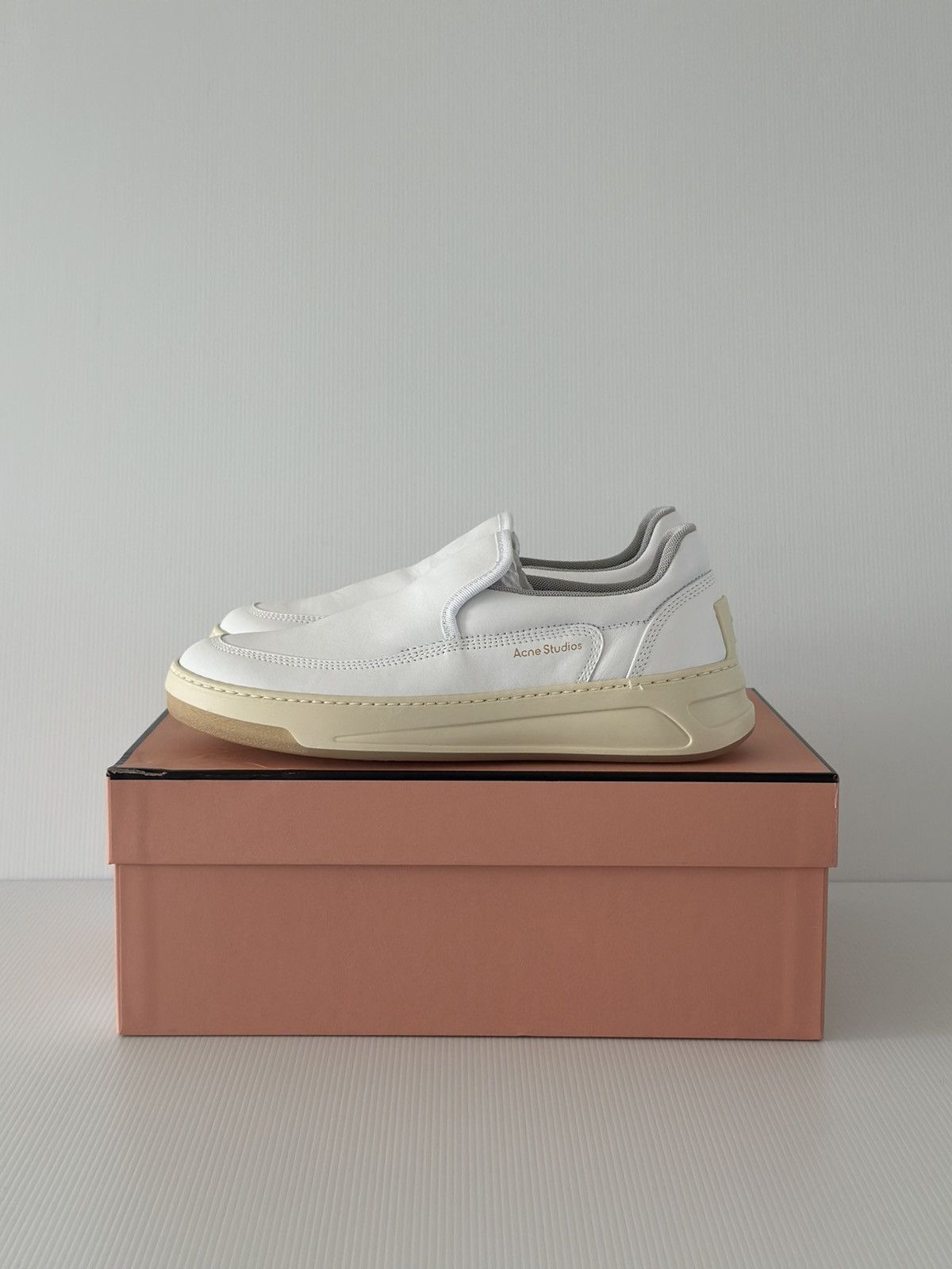 Acne Studios Acne Studios Bennie Face Slip On Sneakers Size US 8.5 / IT 38.5 - 4 Thumbnail