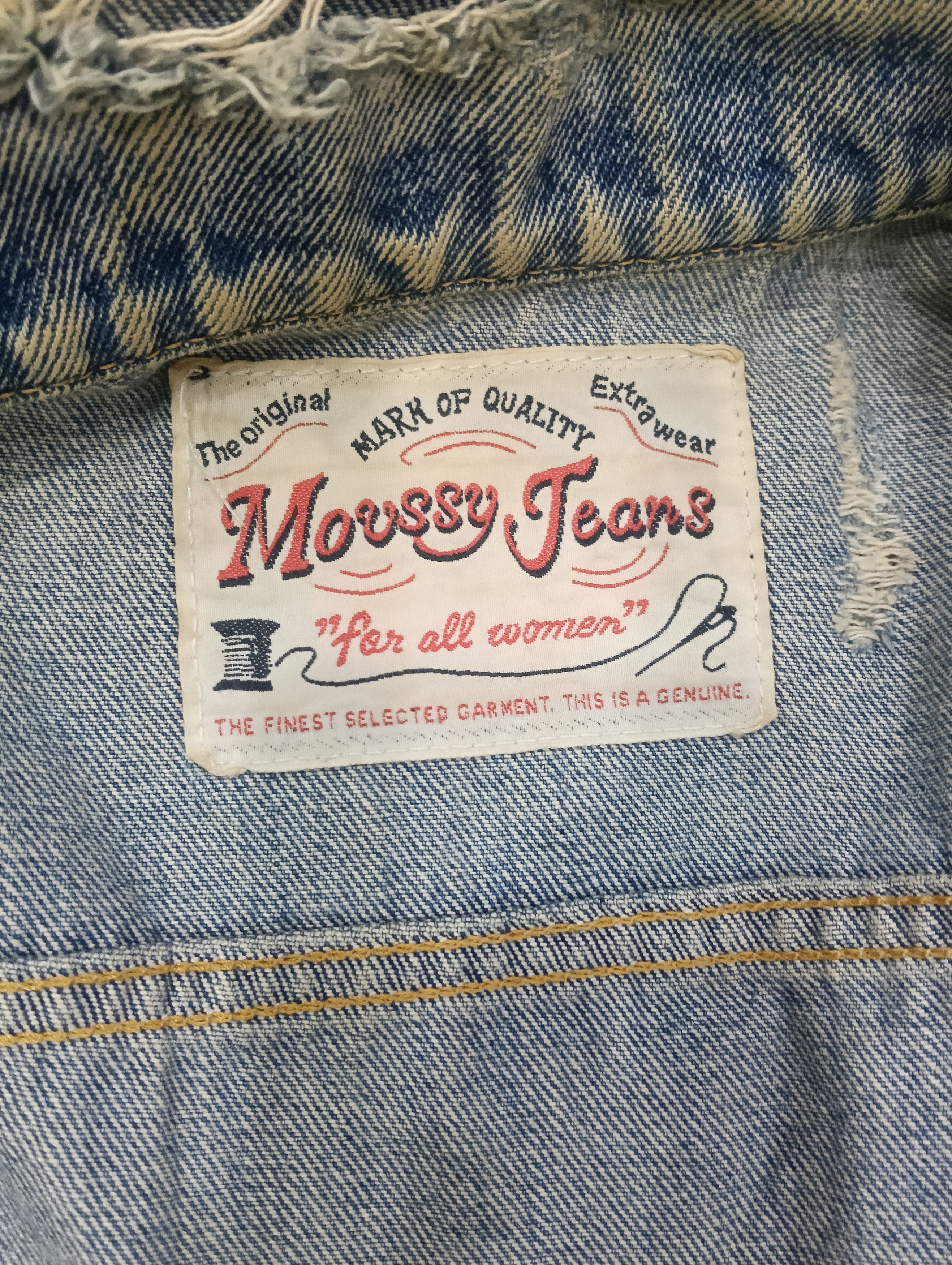 MOUSSY × Vintage Vintage Moussy Distressed Style Jacket Size L / US 10 / IT 46 - 7 Thumbnail