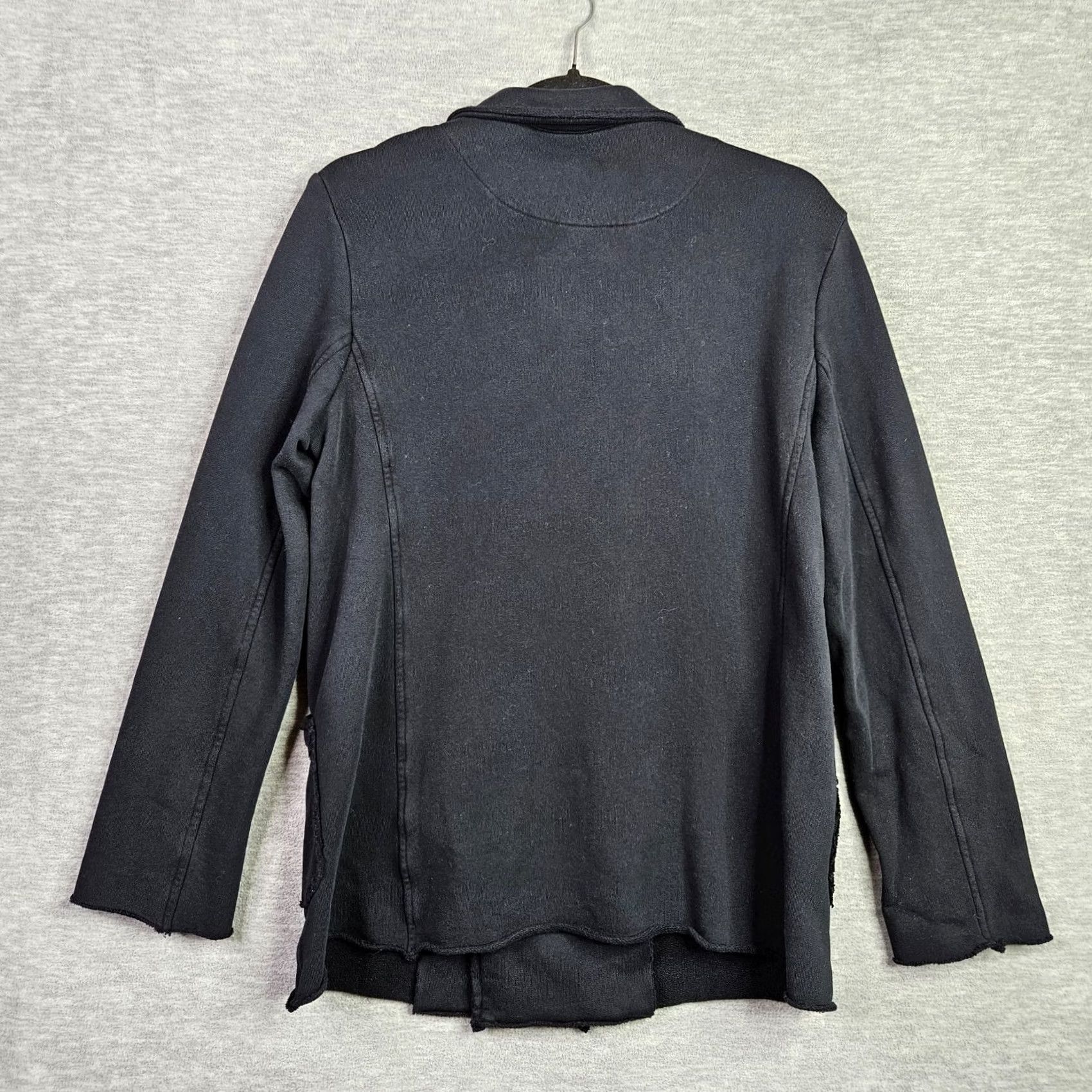 Frank & Eileen Frank & Eileen Women’s Black Double Breasted Sweatshirt Jacket Coat Casual XS Jacket Women Black Double Breasted Knit Button All Seasons Regular Size XS / US 0-2 / IT 36-38 - 2 Thumbnail