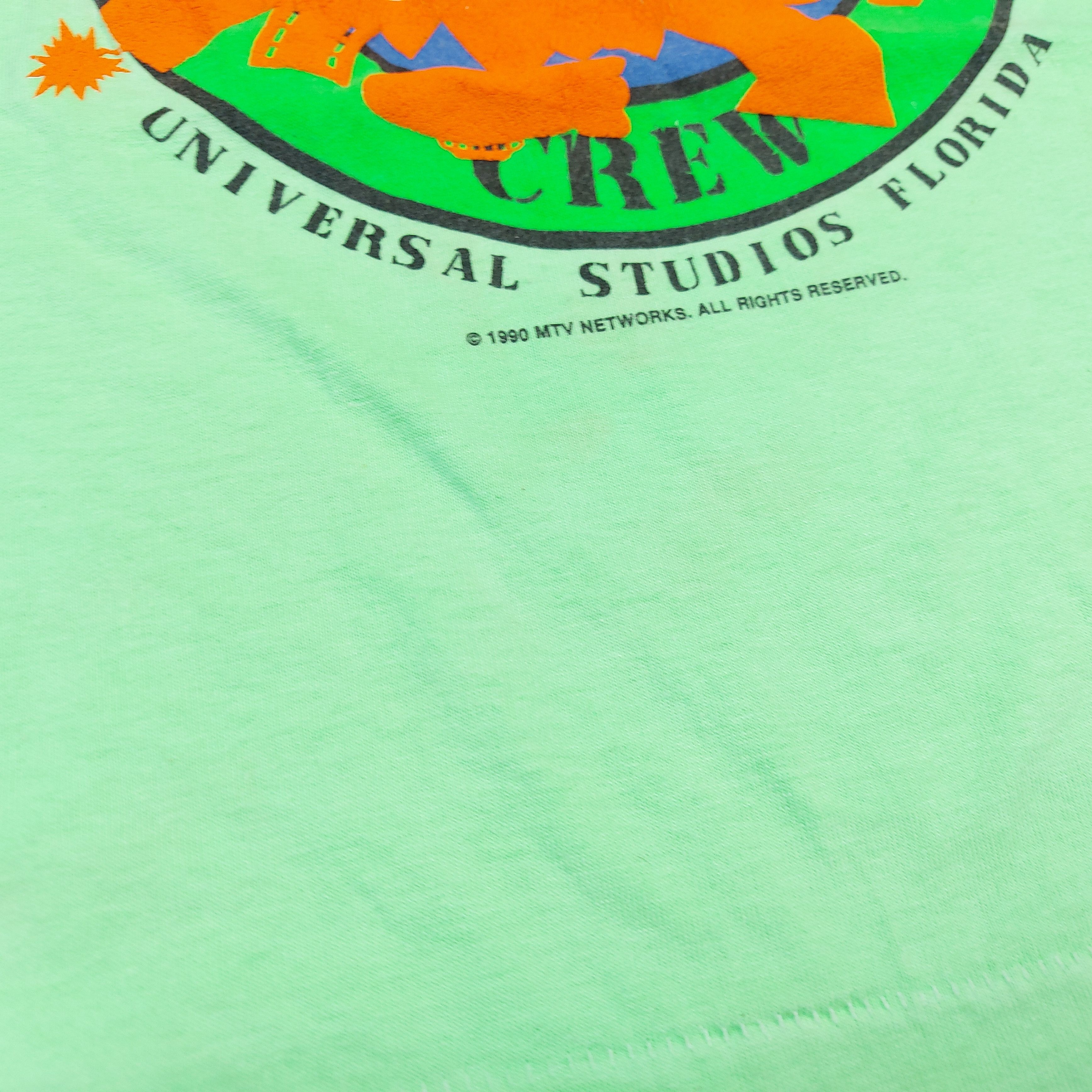 Nickelodeon Vintage 90s Property Of Nickelodeon Studios Crew 1990 TEE Size XL / US 12-14 / IT 48-50 - 8 Thumbnail