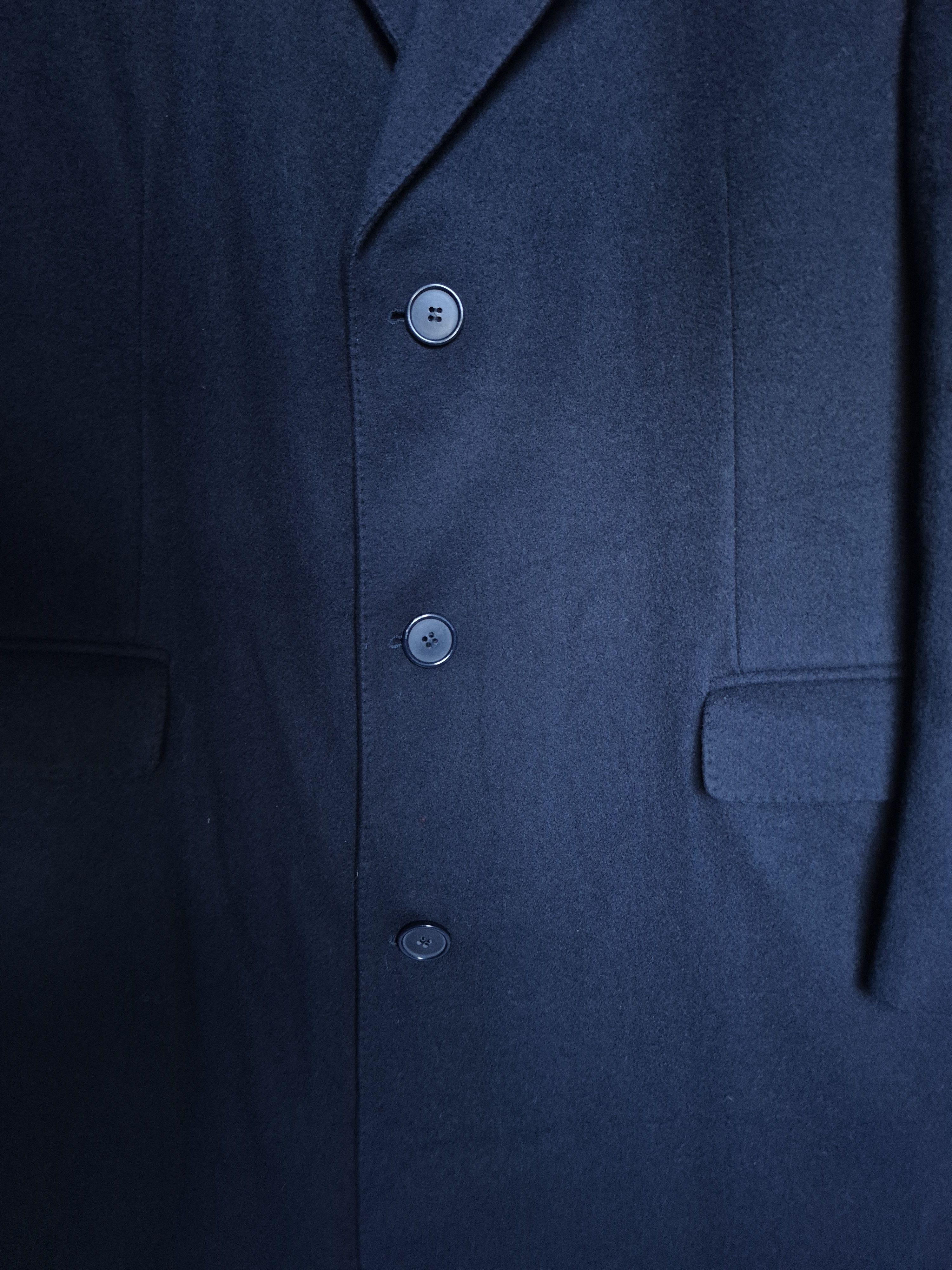 Yves Saint Laurent Yves Saint Laurent Coat Wool Cashmere Size 52 Navyblue Size US L / EU 52-54 / 3 - 13 Thumbnail