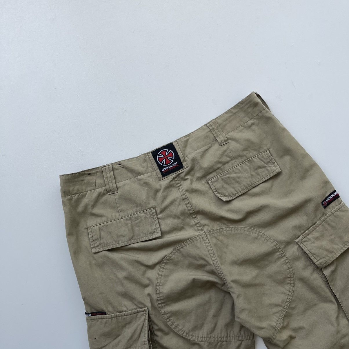 Independent Truck Co. Independent Track Company Vintage Cargo Pants Beige Y2K Size US 34 / EU 50 - 6 Thumbnail