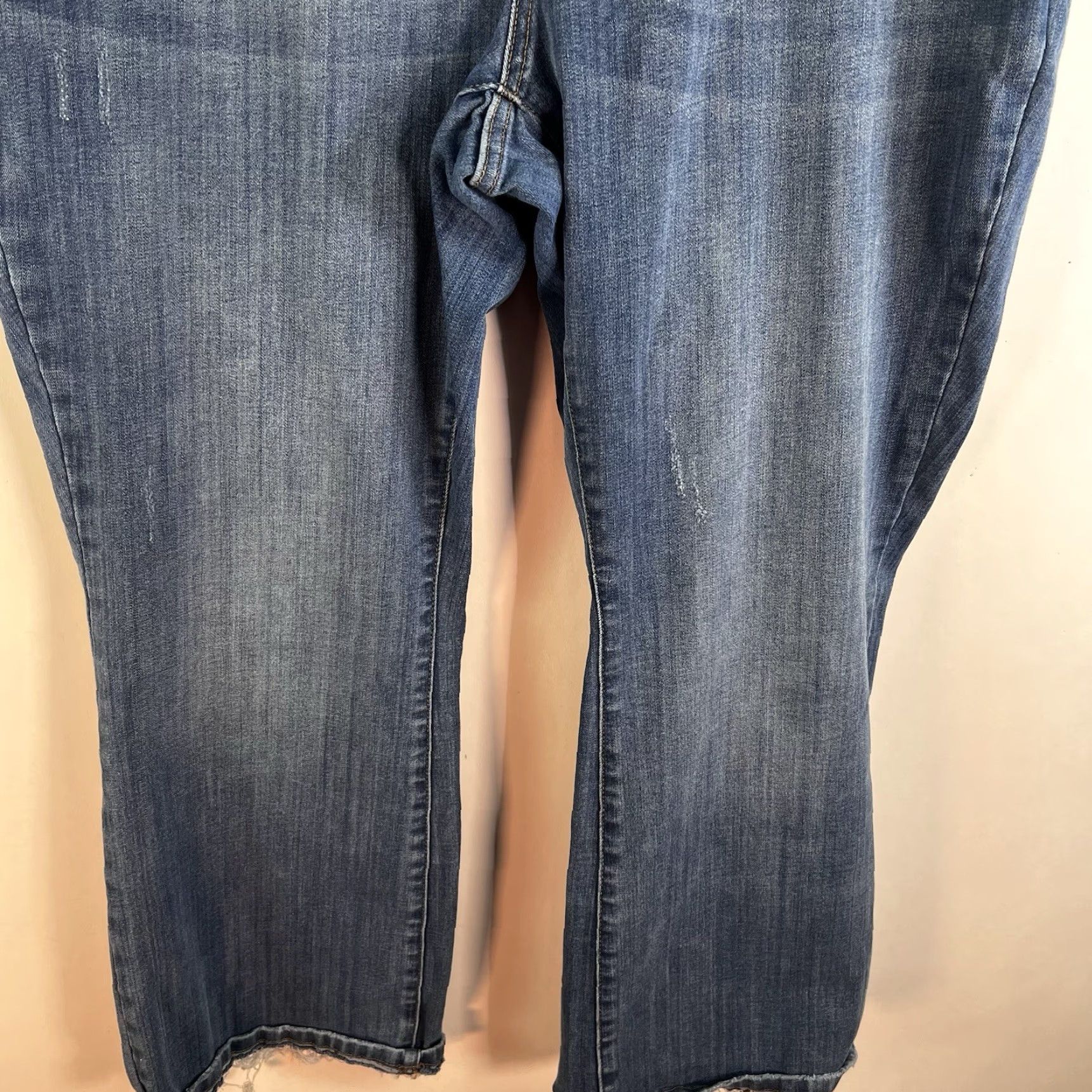 Vintage VINTAGE Judy Blue Slim Straight Denim Jeans Womens 16 Plus Blue High Rise Stretch Size 38" / US 16 / IT 52 - 3 Thumbnail