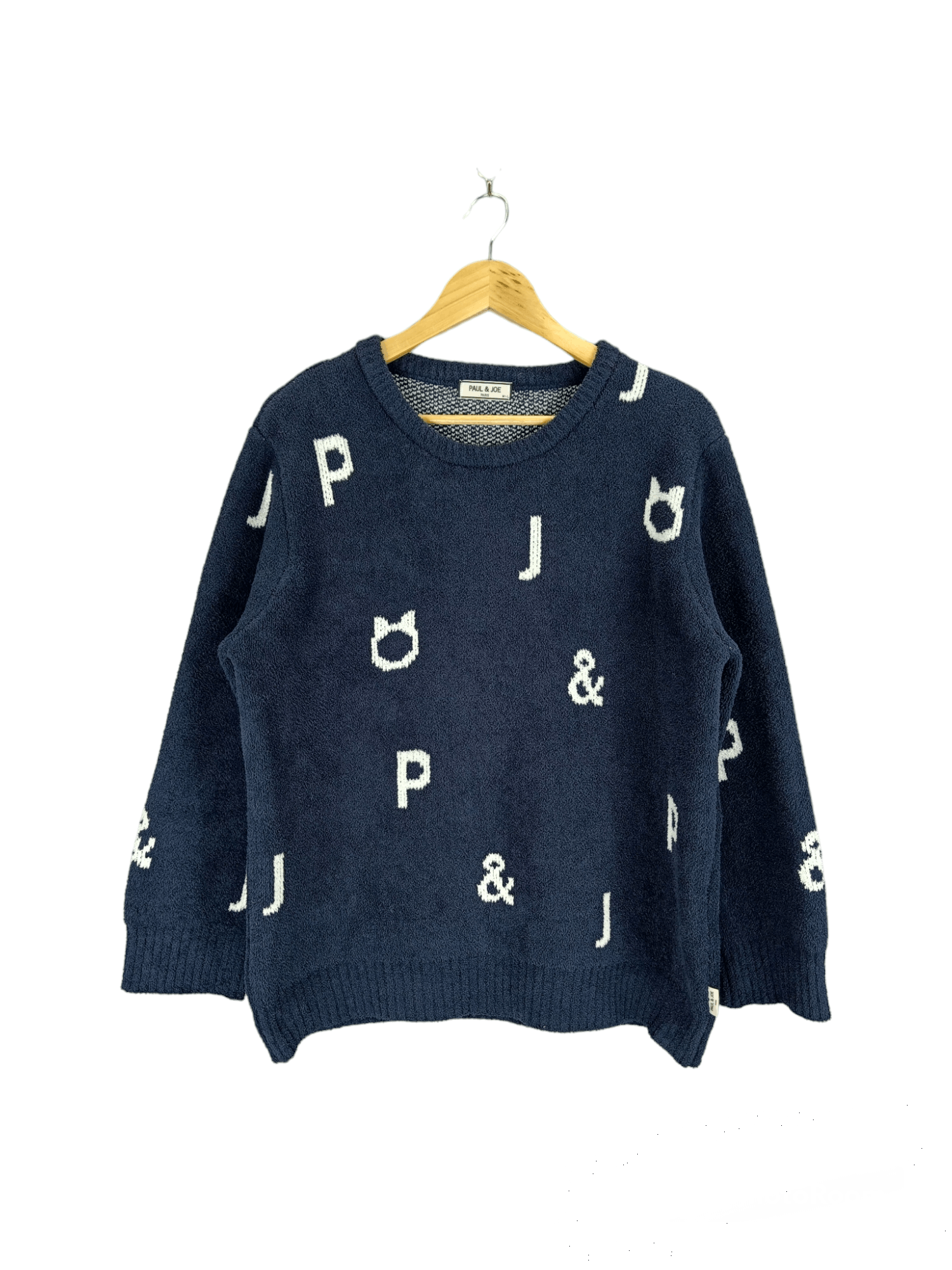 Paul & Joe Paul & Joe Overprint Thick Knit Sweater Pull Over Size US L / EU 52-54 / 3 - 3 Thumbnail