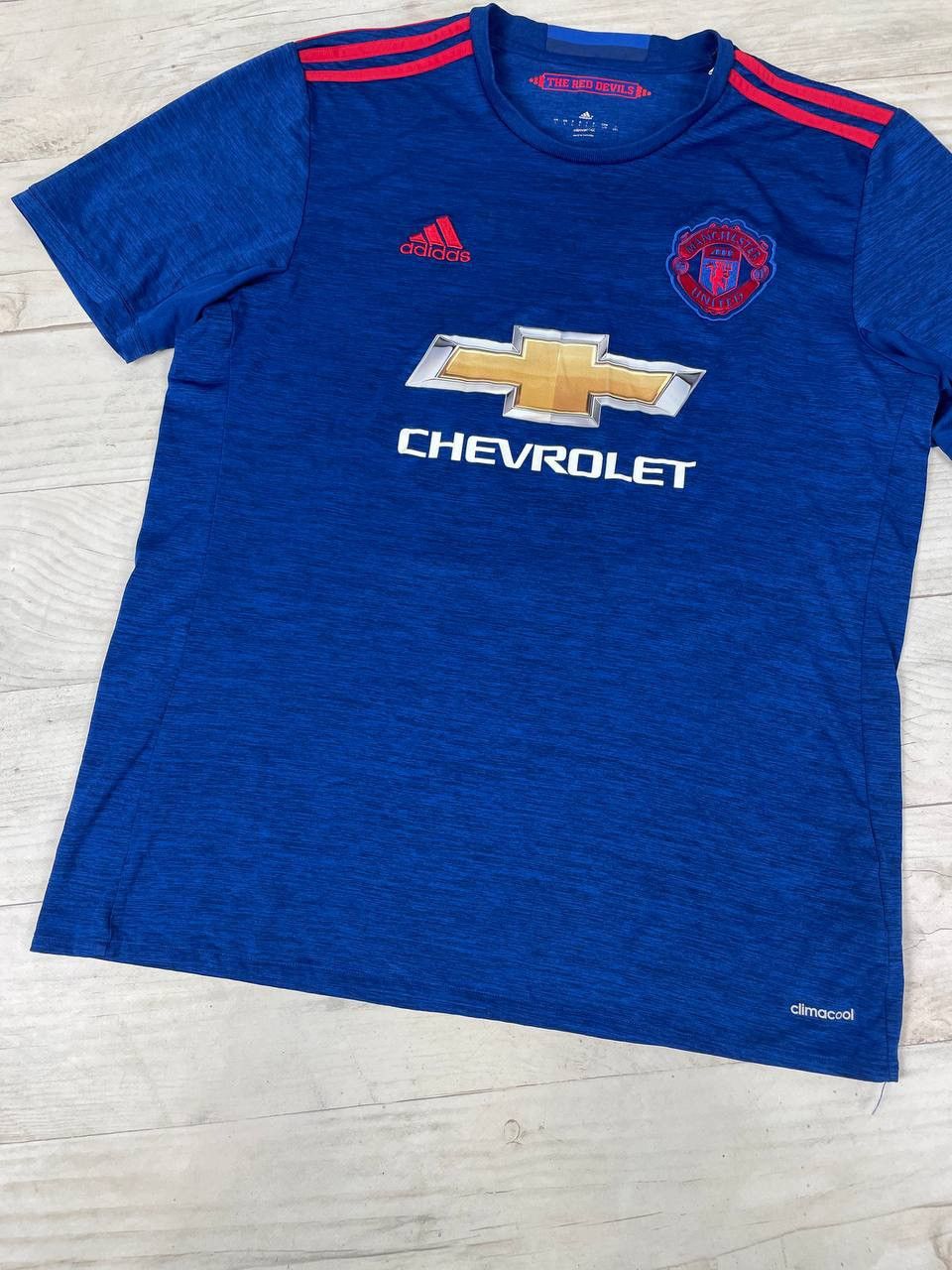 Adidas MANCHESTER UNITED 2016 2017 Smalling #12 AWAY Shirt JERSEY Size US L / EU 52-54 / 3 - 4 Thumbnail