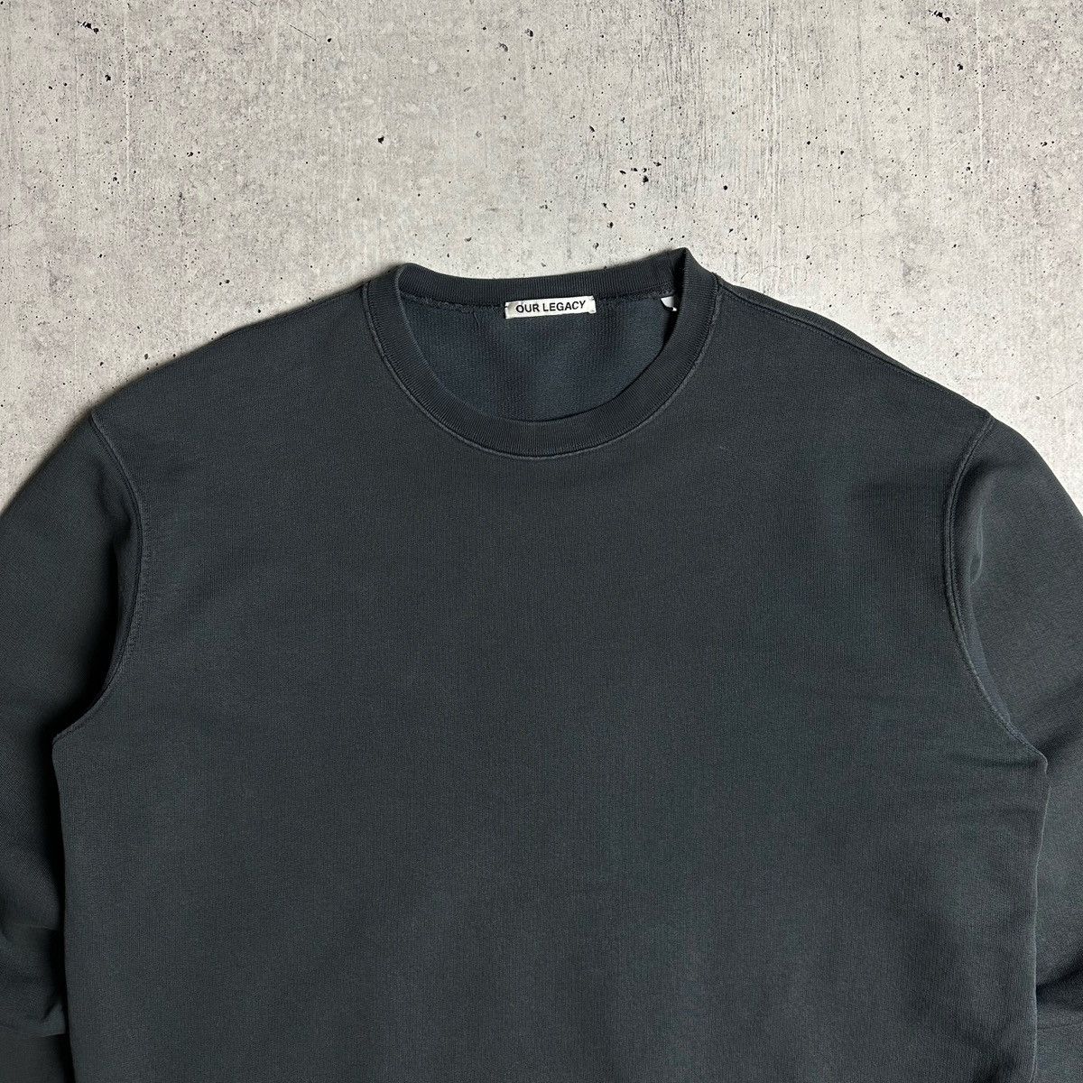 Vintage Sweatshirt Oversized Our Legacy Patch Sweat M2206PAAUB Size US S / EU 44-46 / 1 - 2 Thumbnail