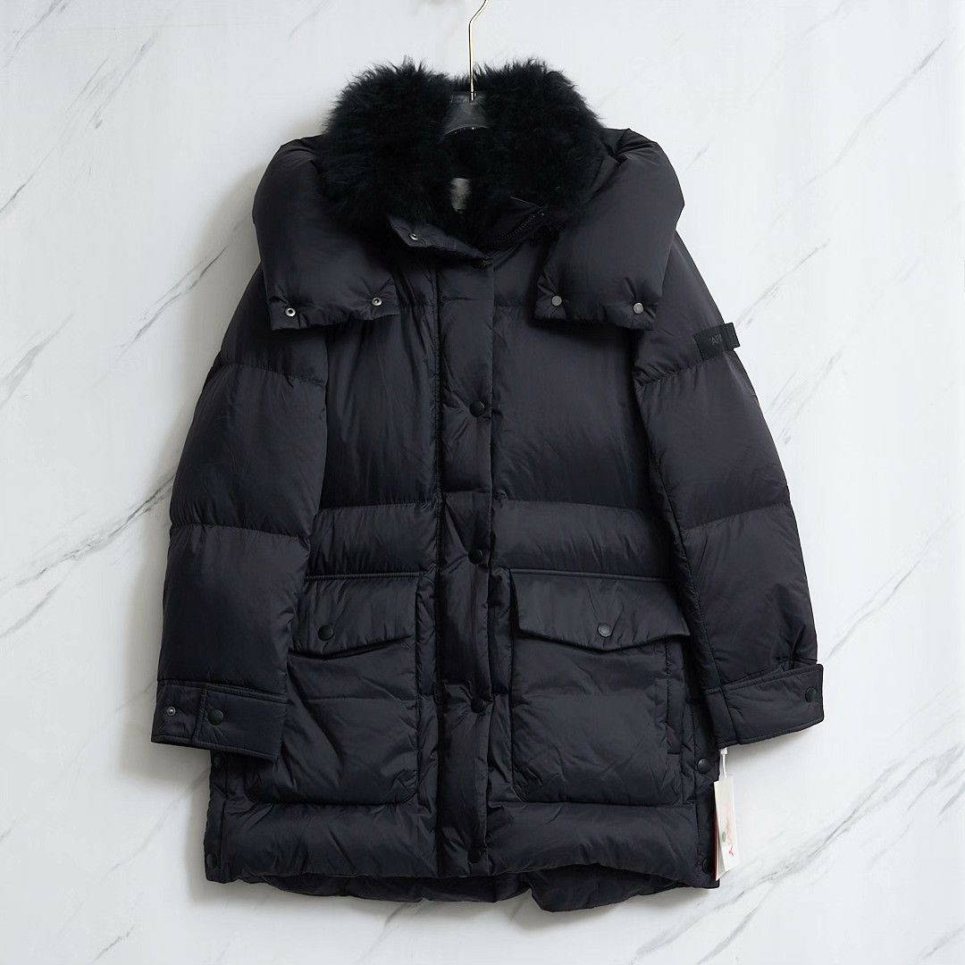 Yves Salomon Yves Salomon Women's Classic Hooded Down Jacket Size S / US 4 / IT 40 - 1 Thumbnail