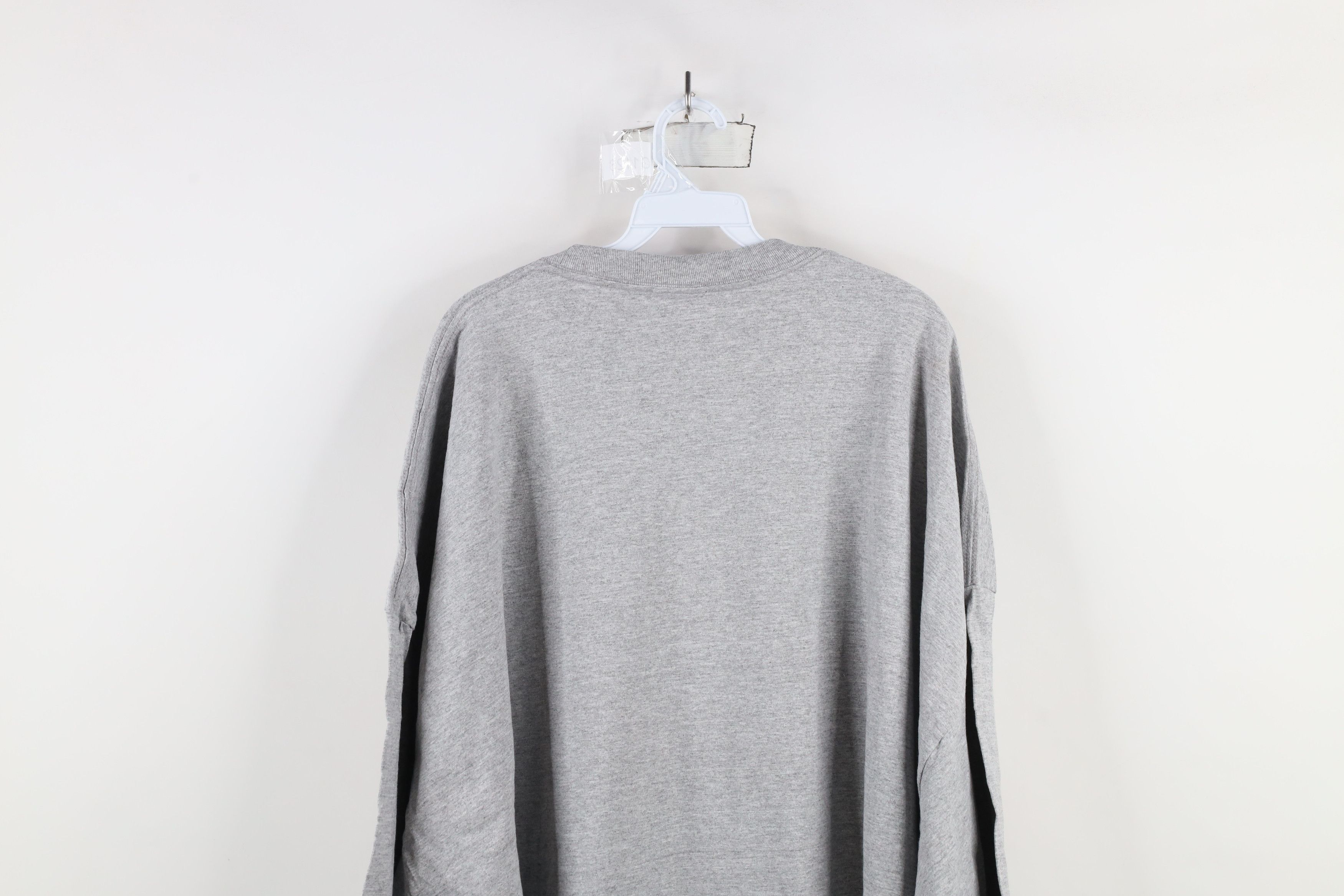 Vintage Vintage 90s Streetwear Short Sleeve T-Shirt Heather Gray Size US XXL / EU 58 / 5 - 9 Thumbnail
