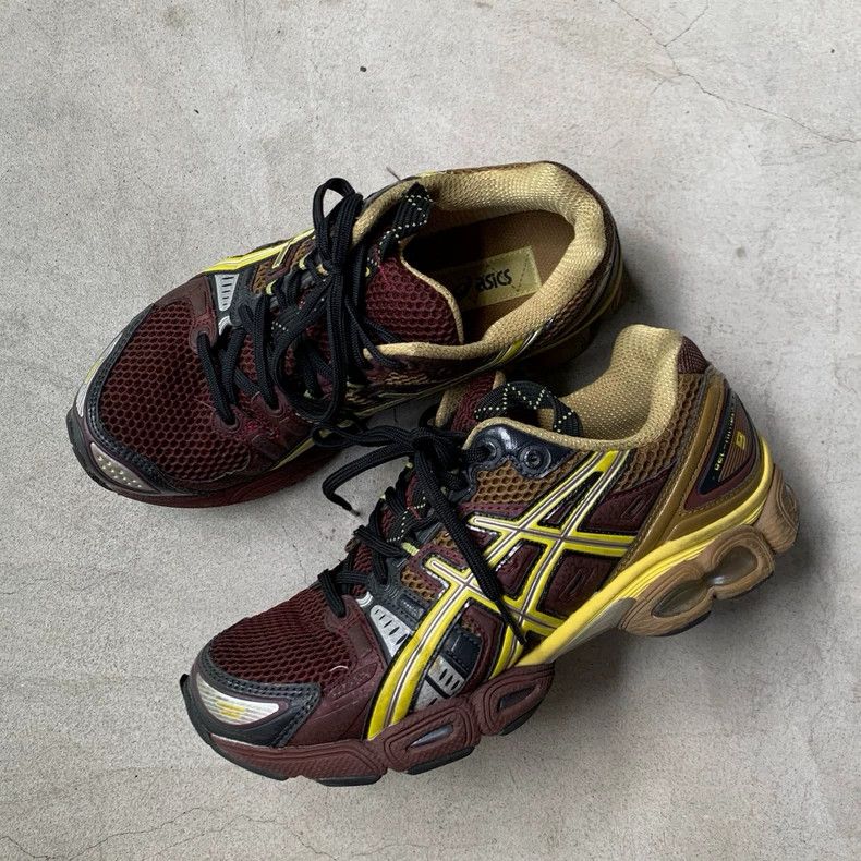 Kiko Kostadinov KIKO KOSTADINOV gel-nimbus 9 ub3-s Brown Yellow Sports Sho Size US 7 / EU 40 - 1 Thumbnail