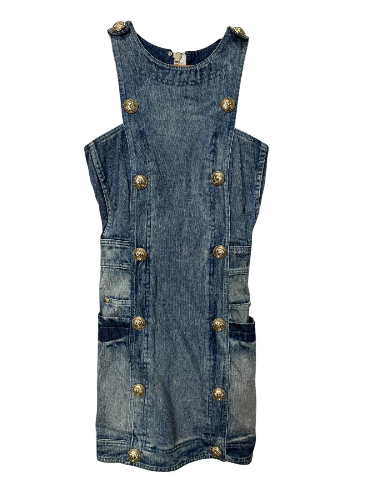 Balmain Balmain mini denim dress Size ONE SIZE - 1 Thumbnail