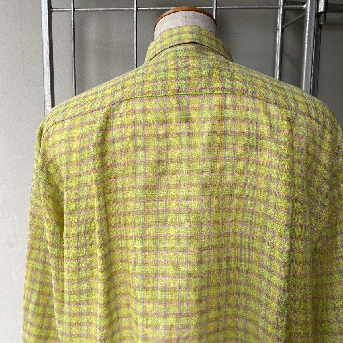 Chloe Chloe Yellow Green Plaid Button-Up Shirt Size M / US 6-8 / IT 42-44 - 22 Thumbnail