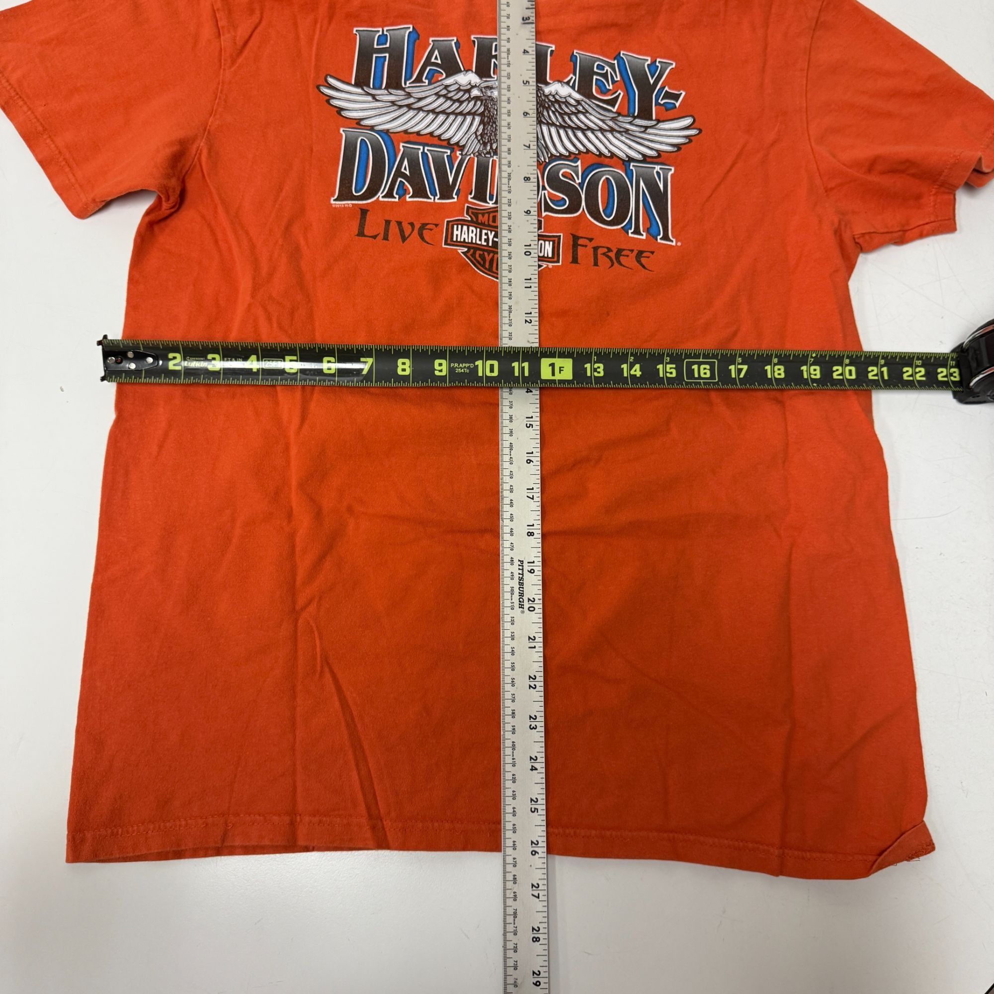 Harley Davidson H-D Motorcycle Texas HORNY TOAD Cowboy Playing GUITAR Biker Size US L / EU 52-54 / 3 - 8 Thumbnail