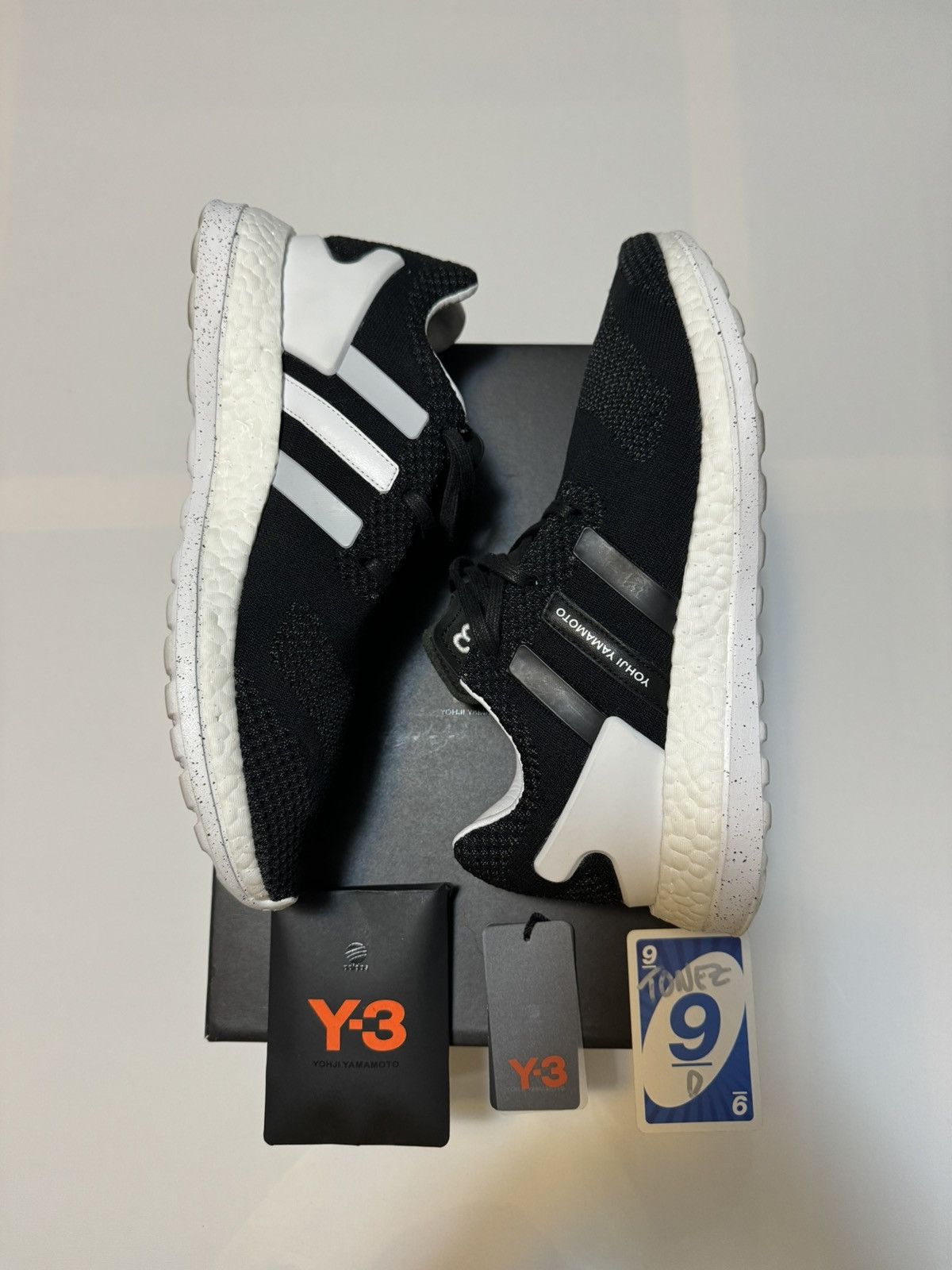 Adidas × Yohji Yamamoto Adidas Y-3 Pureboost ZG Knit - Black Size US 9.5 / EU 42-43 - 5 Thumbnail