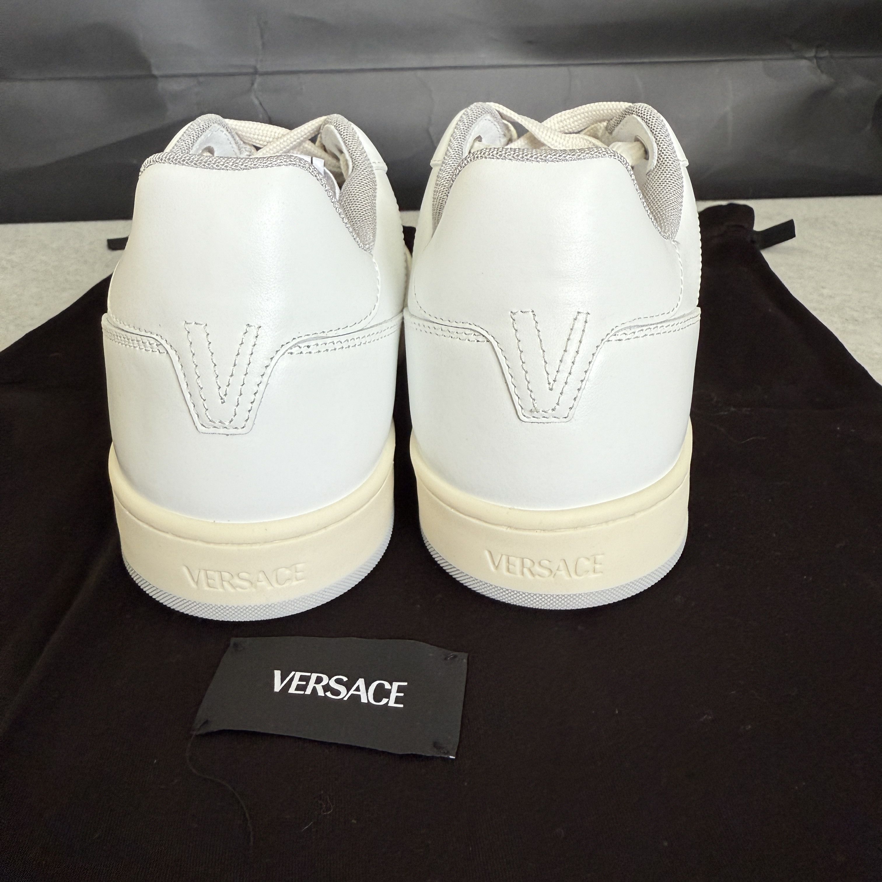 Versace Versace Medusa White Leather Men's Sneaker, 1013377, sz 40 Size US 7 / EU 40 - 8 Thumbnail