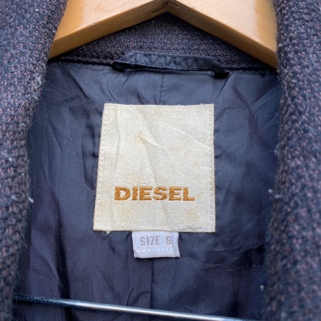 Designer × Diesel Diesel Muffler Collar Trench Coat Wool Size S / US 4 / IT 40 - 9 Thumbnail