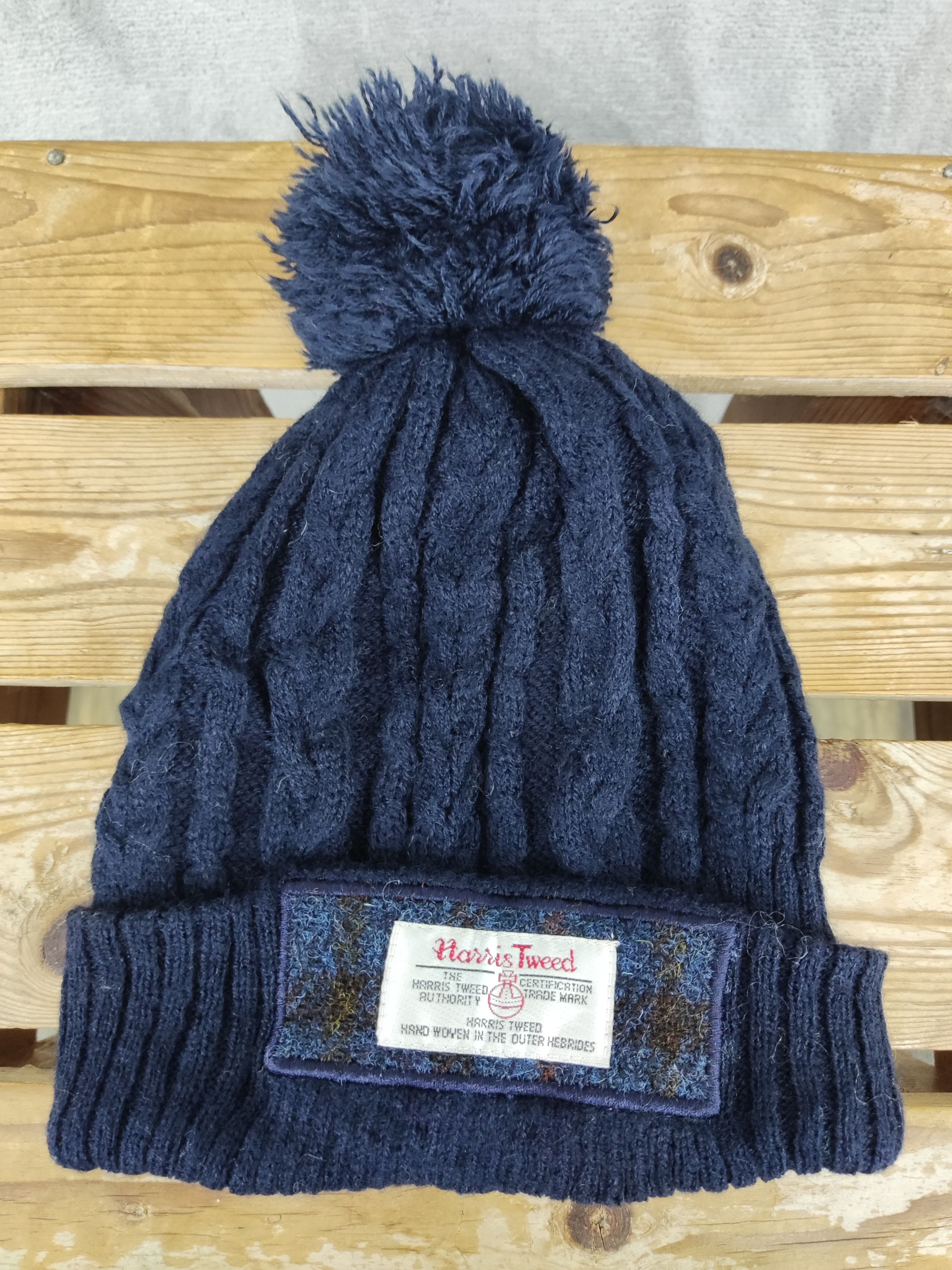 Harris Tweed × Vintage Vintage Harris Tweed Beanie Hat Size ONE SIZE - 7 Thumbnail