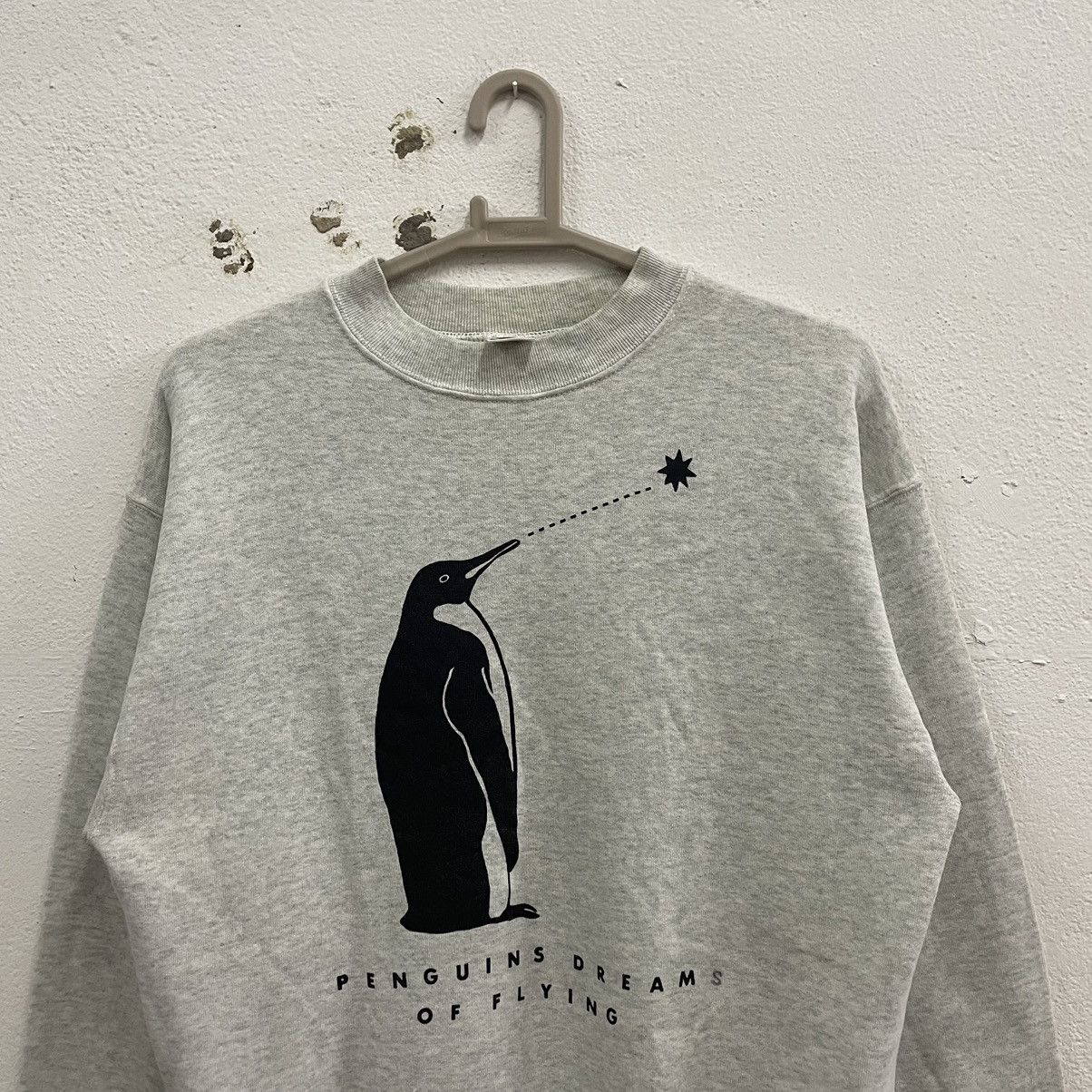 Fruit Of The Loom × Habitat × Vintage 🔥Vintage Penguin Dreams Big Image Sweatshirts Size US M / EU 48-50 / 2 - 3 Thumbnail