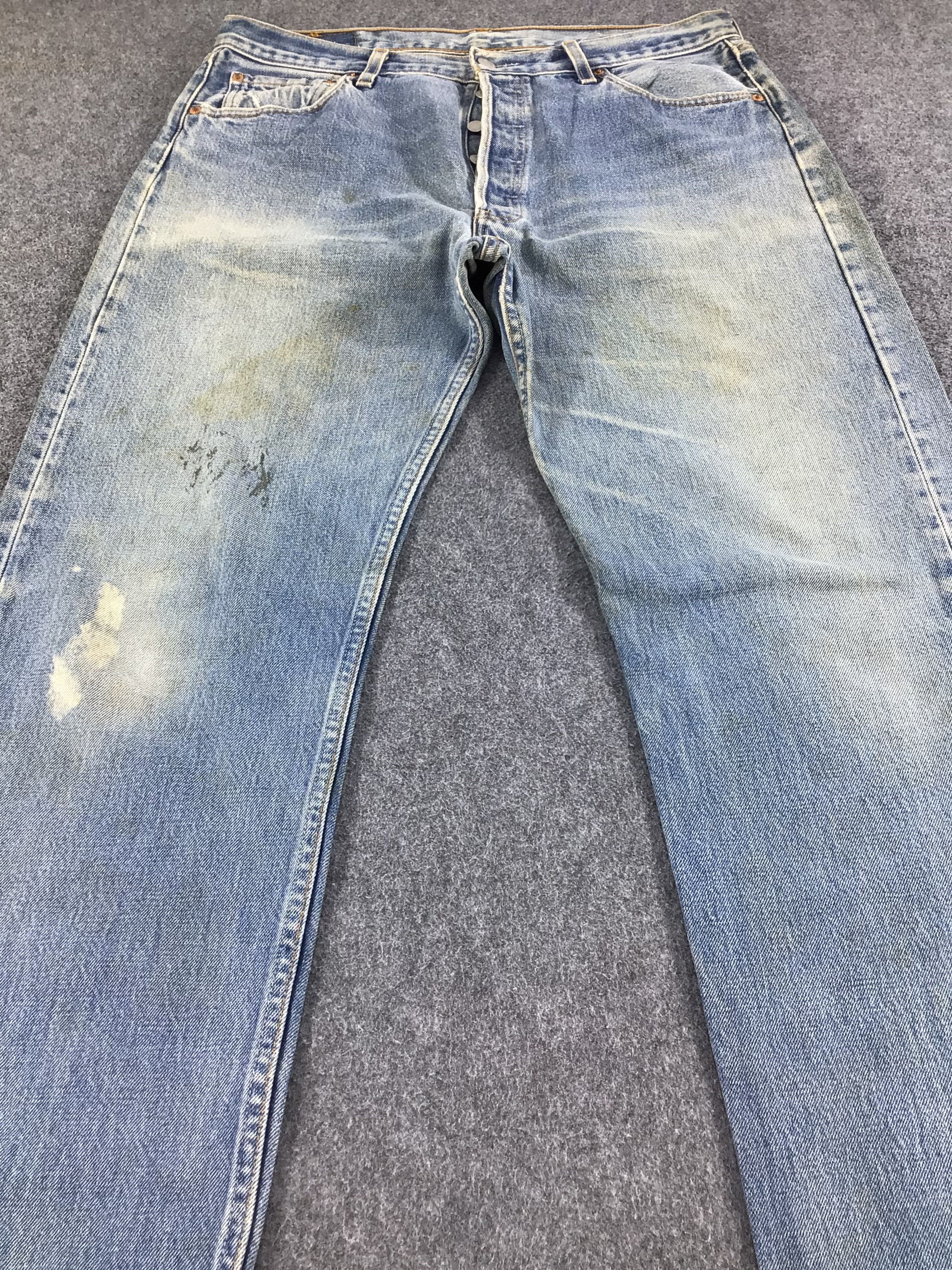 Levi's Vintage 90s Levis 501 Jeans-J681 Size US 35 - 3 Thumbnail