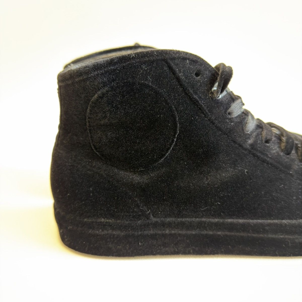 Maison Margiela A/W 09 Black ‘Flocked Velvet’ Sneakers Size US 8 / EU 41 - 4 Thumbnail