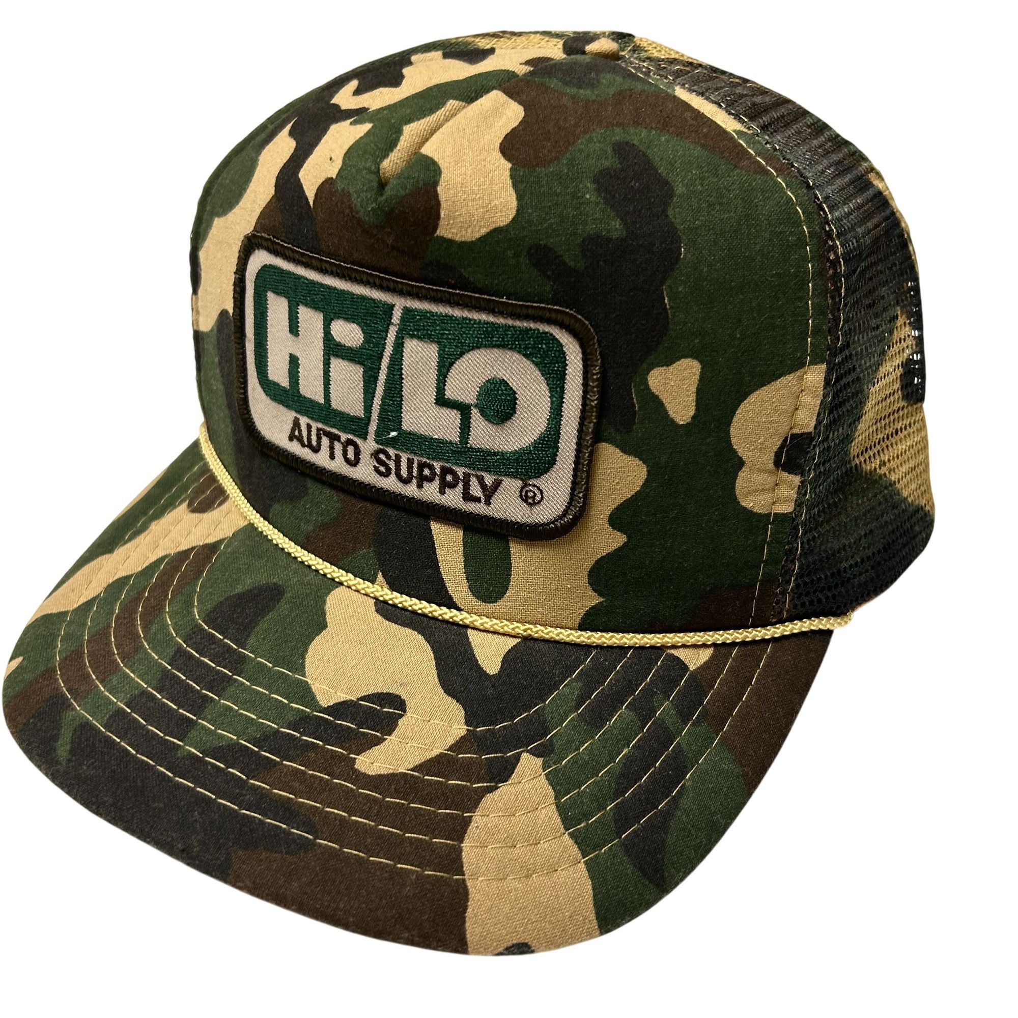 George 80's ROUGHNECK Mesh TRUCKER Hat HI/LO AUTO SUPPLY Snapback Size ONE SIZE - 9 Thumbnail