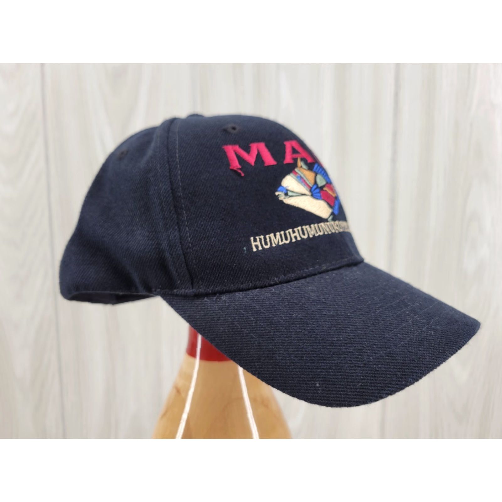Vintage Maui No Ka Oi Strapback Hat Adjustable Black Hat Unisex Adults One Size Cotton Twill Baseball Cap Size ONE SIZE - 3 Thumbnail