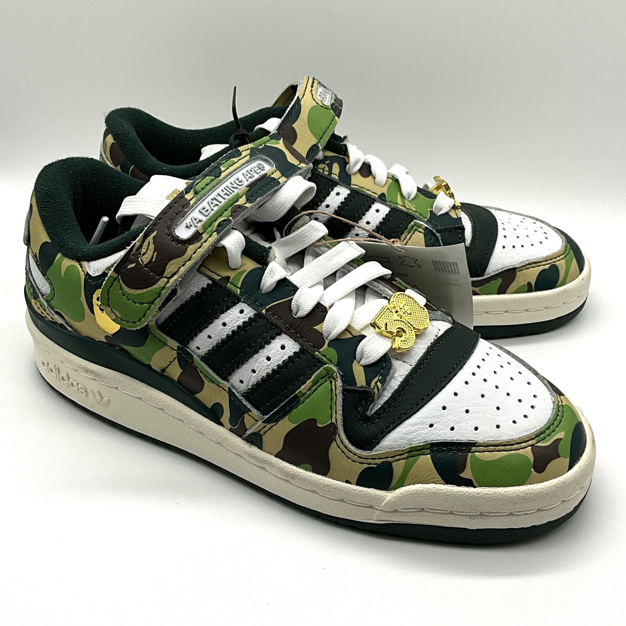 Adidas × Bape Bape x Adidas forum 84 low top sneakers Size US 4.5 / IT 34.5 - 4 Thumbnail