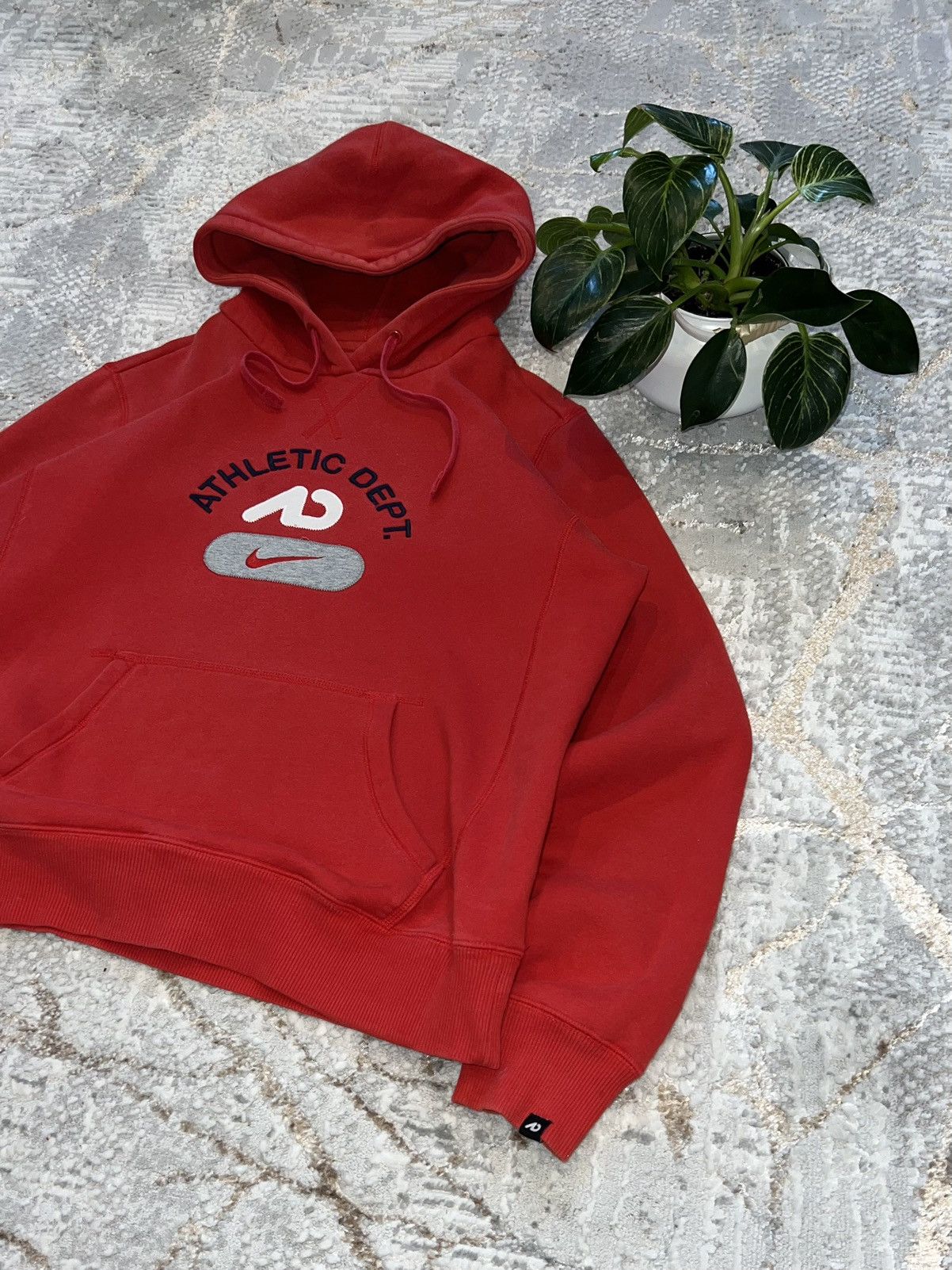 Nike × Vintage NIKE VINTAGE 00S BIG SWOOSH LOGO HOODIE Y2K SWEATSHIRT Size US L / EU 52-54 / 3 - 4 Thumbnail